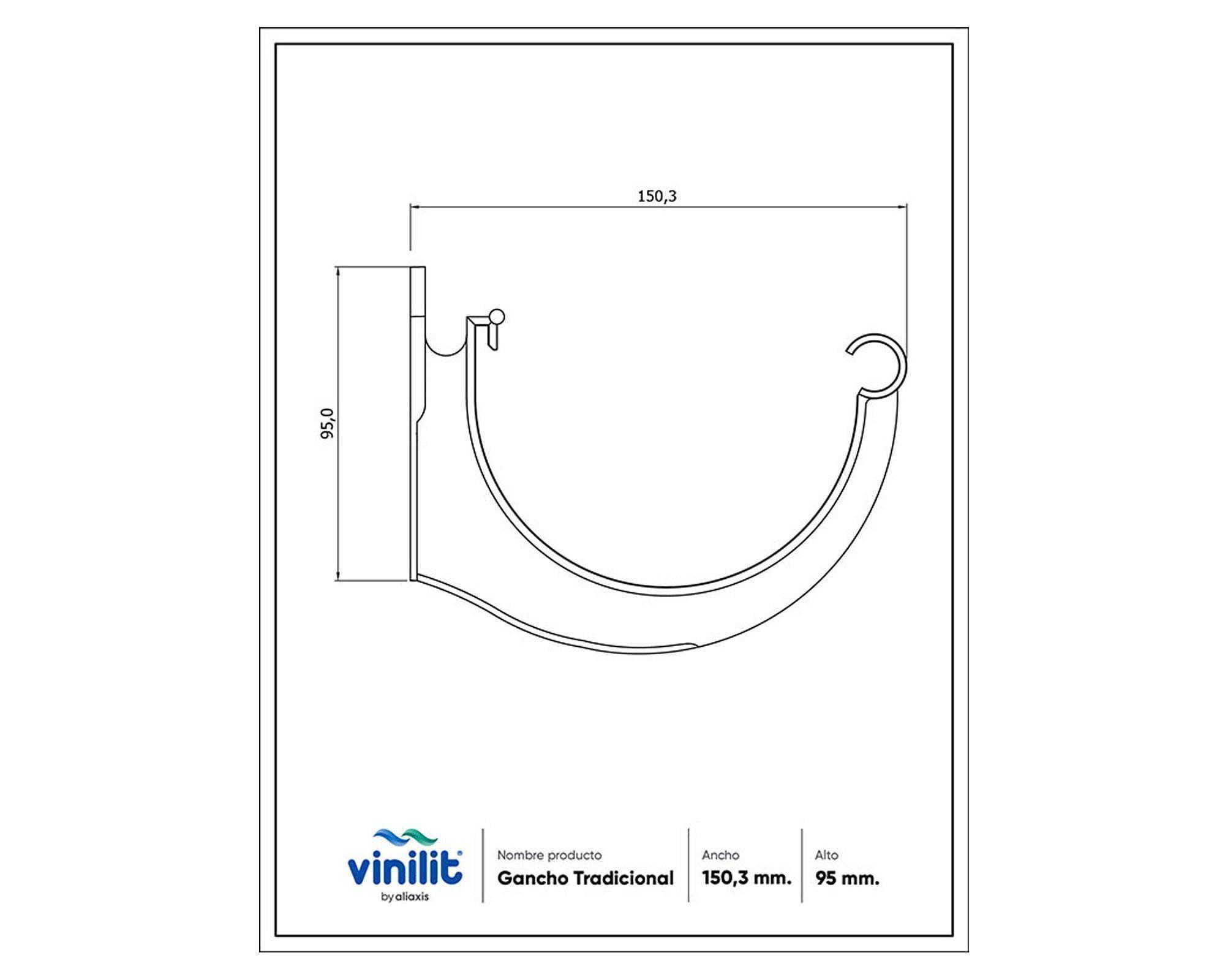 Gancho tradicional PVC Vinilit-2