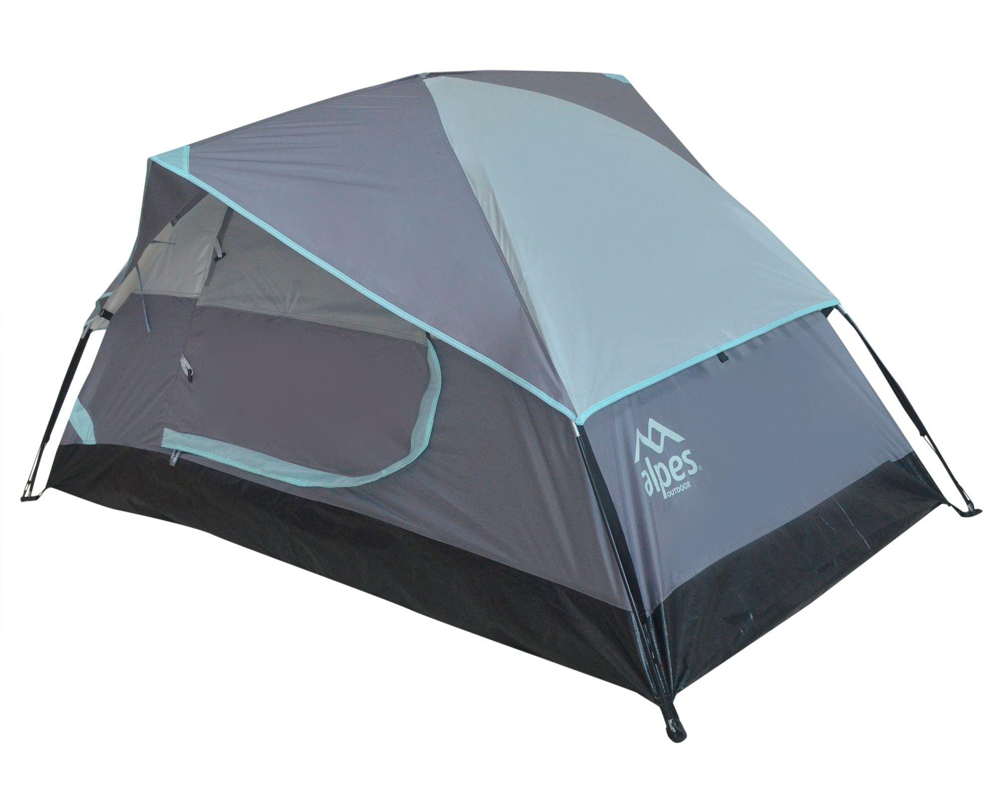 Carpa Valencia gris 110x200x120 cm 2 personas-2