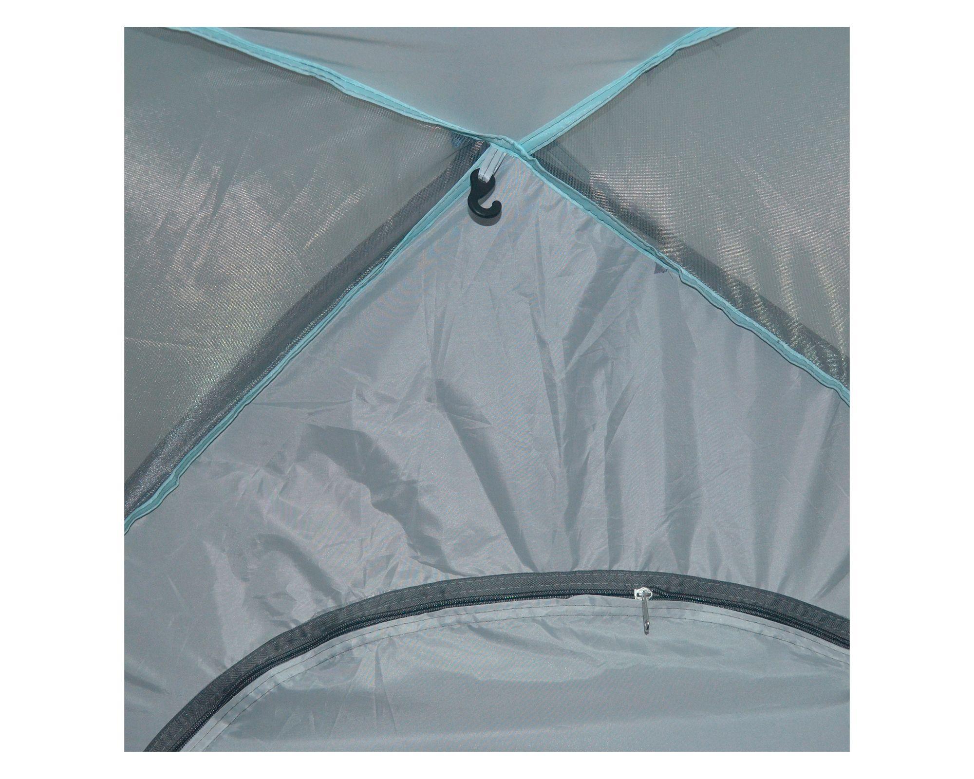 Carpa Valencia gris 110x200x120 cm 2 personas-4