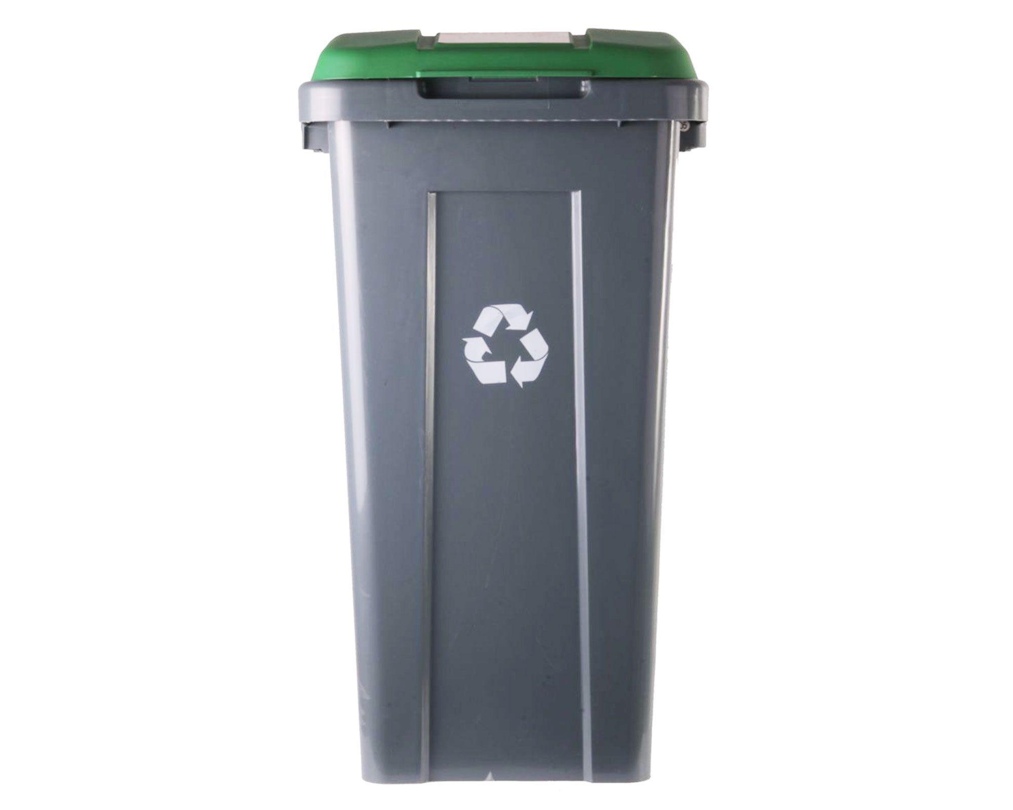 Basurero reciclaje 50 litros tapa Wenco-0