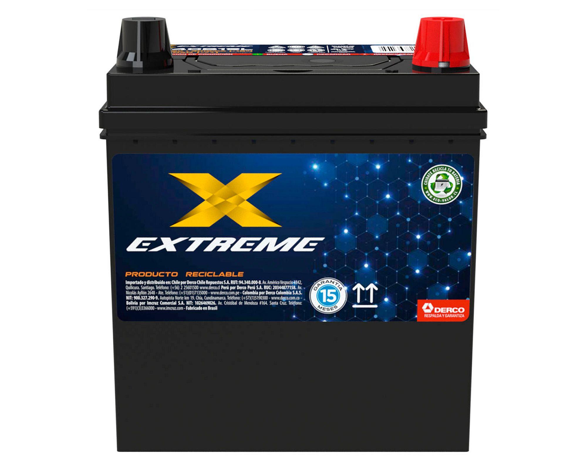 Batería 35AH 300CCA izquierdo MF40B19L Extreme.-0