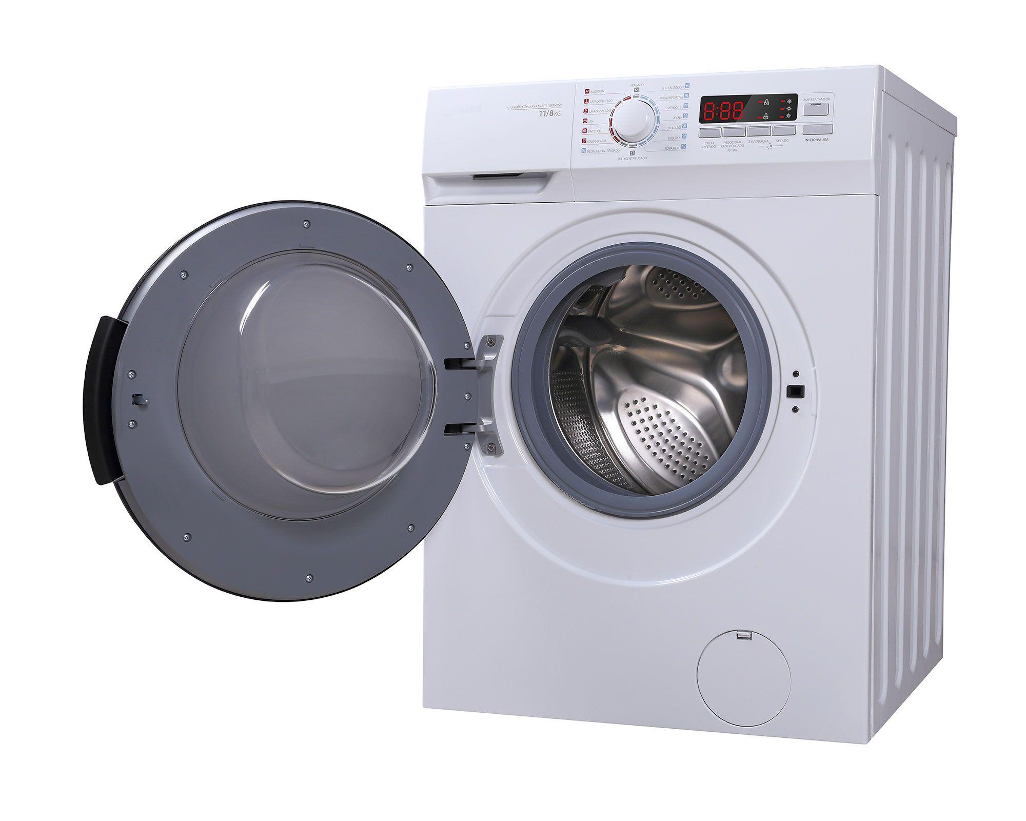 Lavadora secadora carga frontal 11/8 kg MLSF-1108BN05N Midea-2