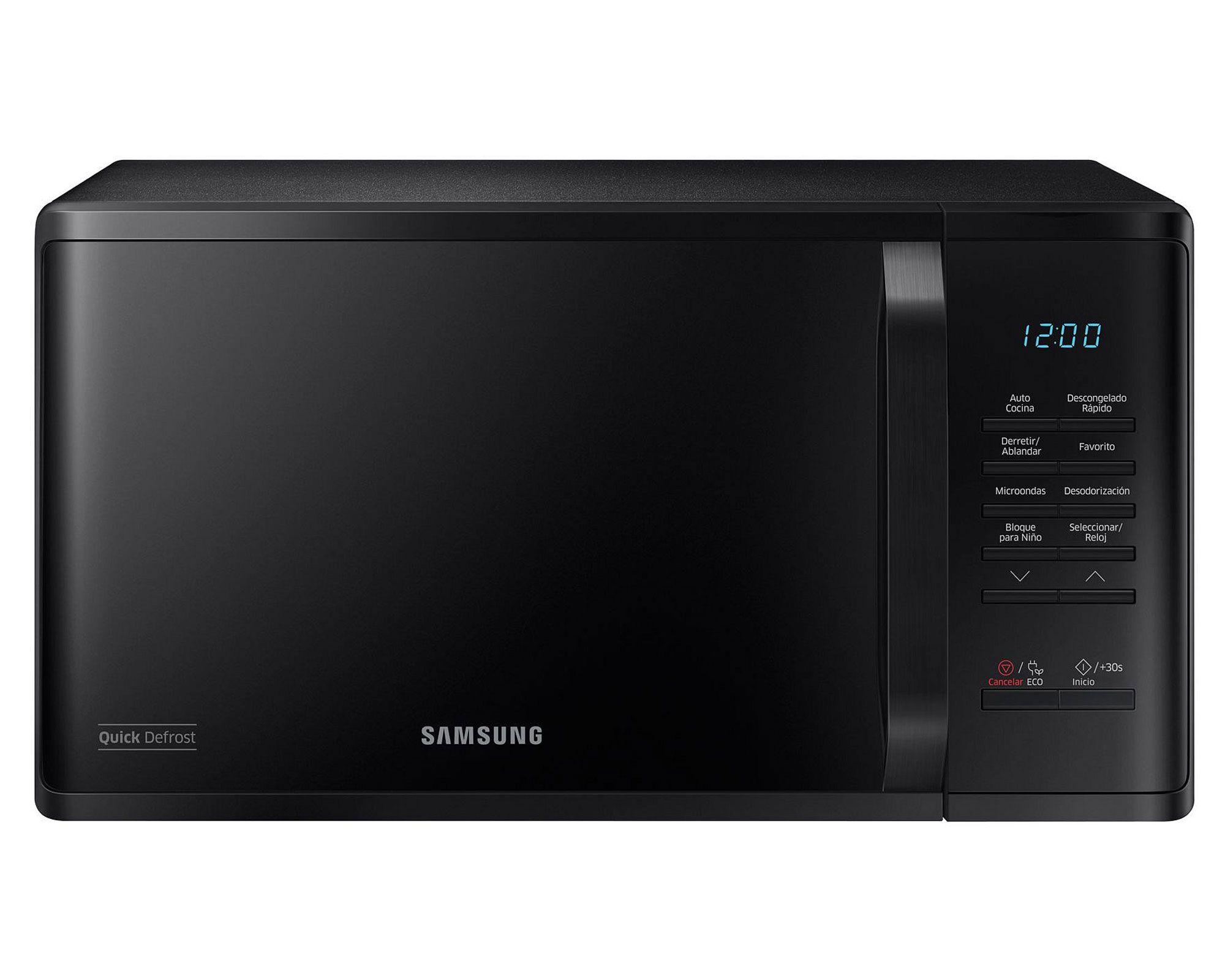 Microondas digital 23 litros MS23K3513AK negro Samsung-0