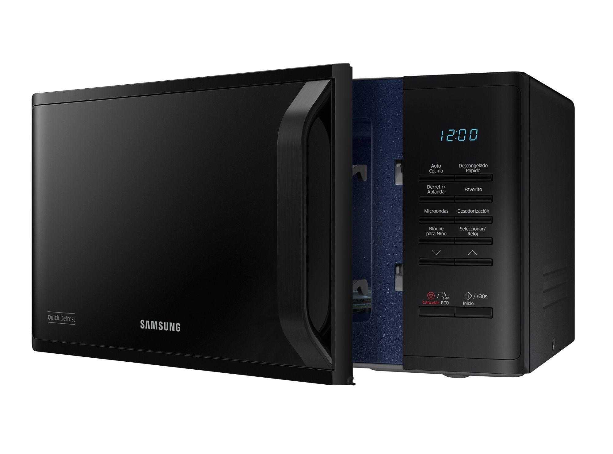 Microondas digital 23 litros MS23K3513AK negro Samsung-3