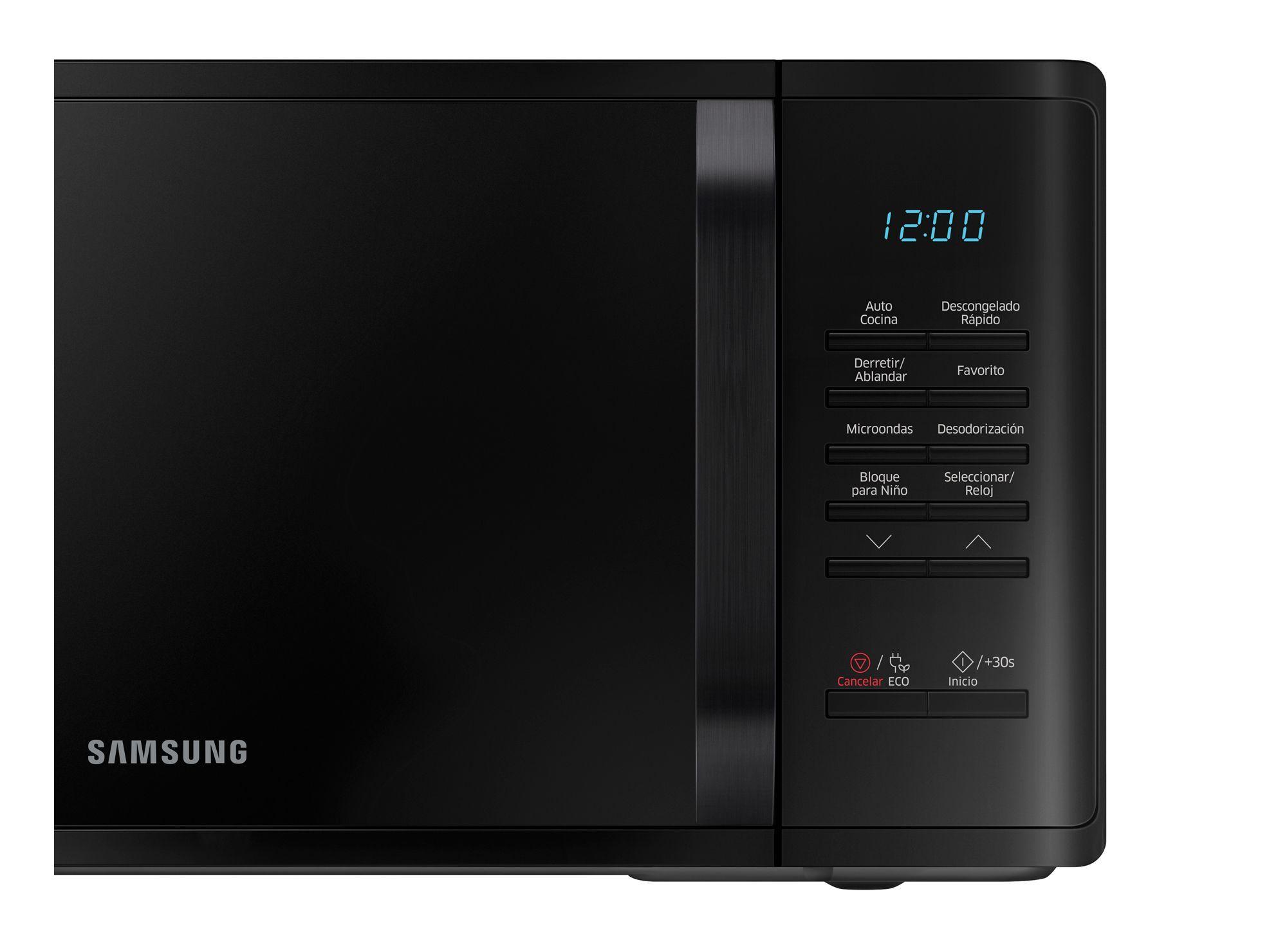 Microondas digital 23 litros MS23K3513AK negro Samsung-8