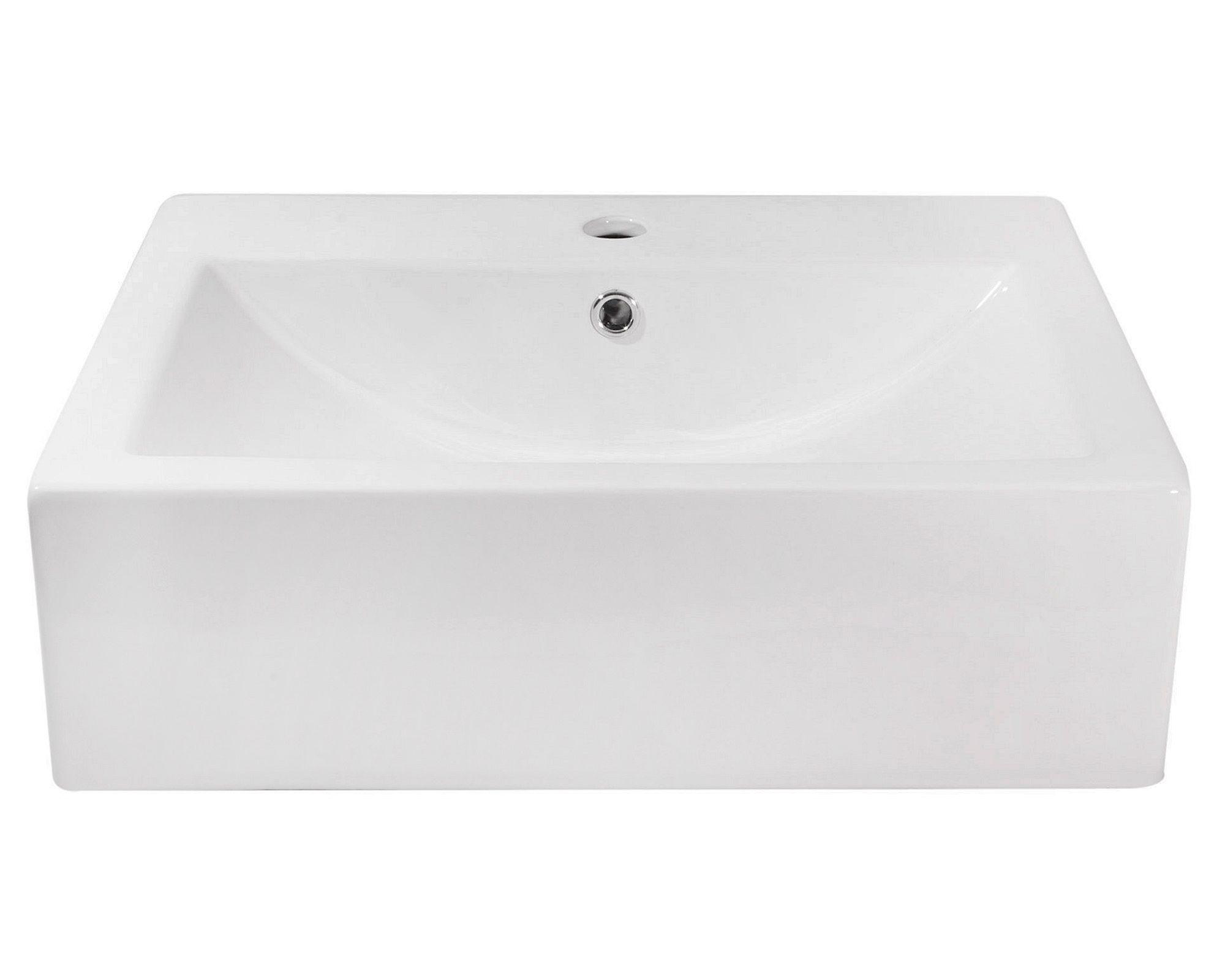 Lavamanos sobreponer 51,5x42 cm blanco Vessanti-4