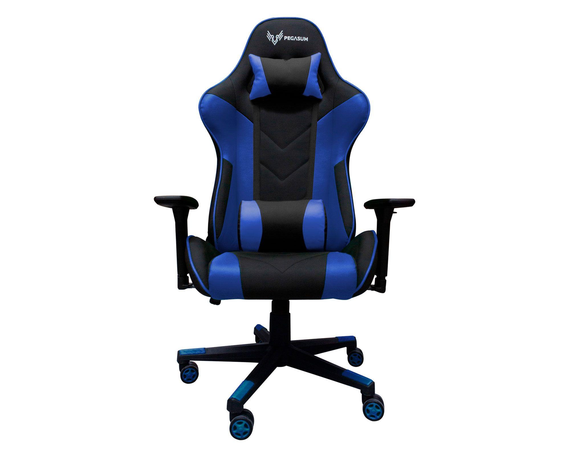 Silla Gamer Spartan negro/azul Pegasum-0