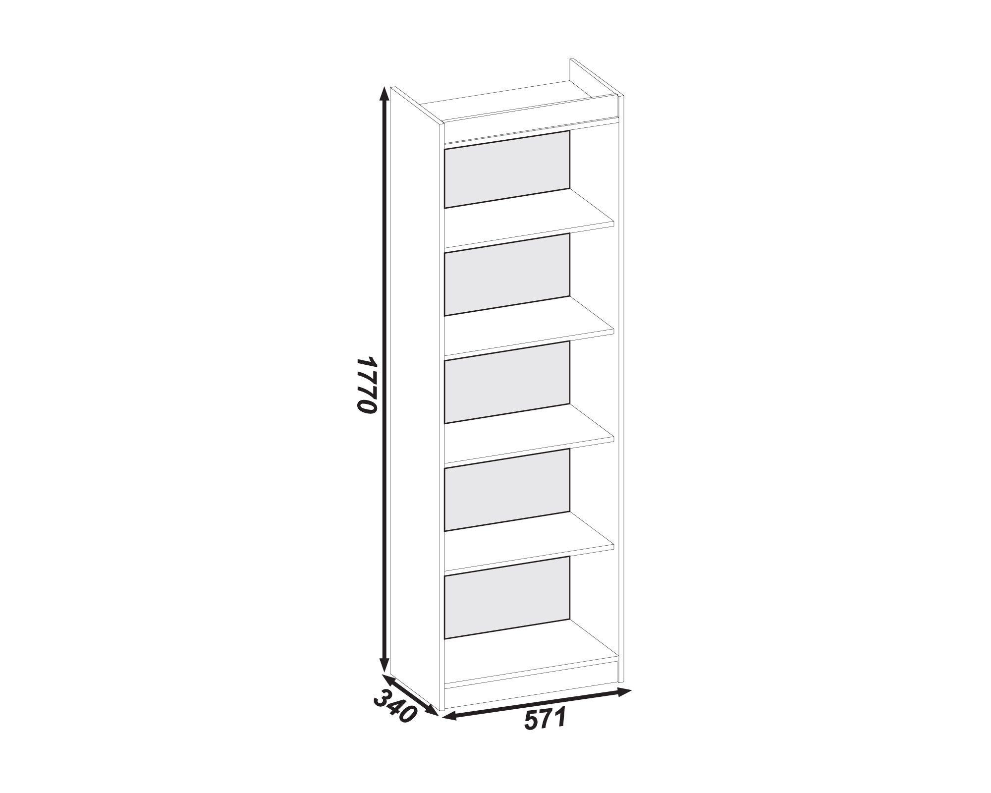 Librero Iracema blanco M+Design-4