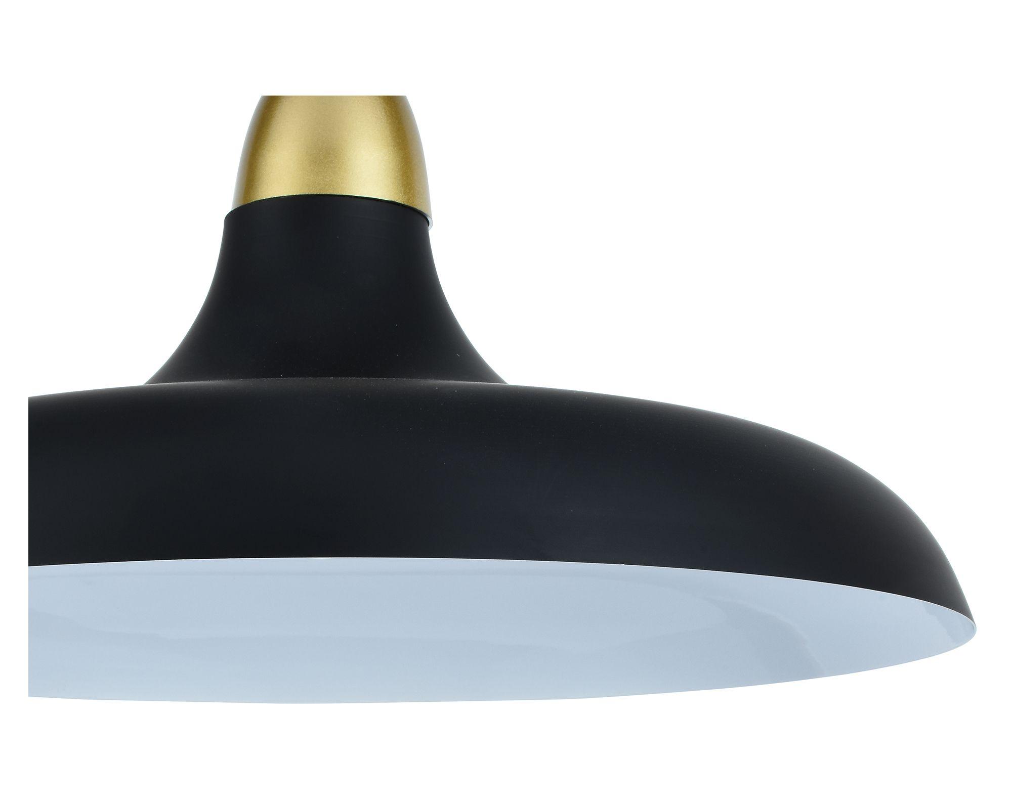 Lámpara colgar 1L E27 Puconci negro Abitare-1