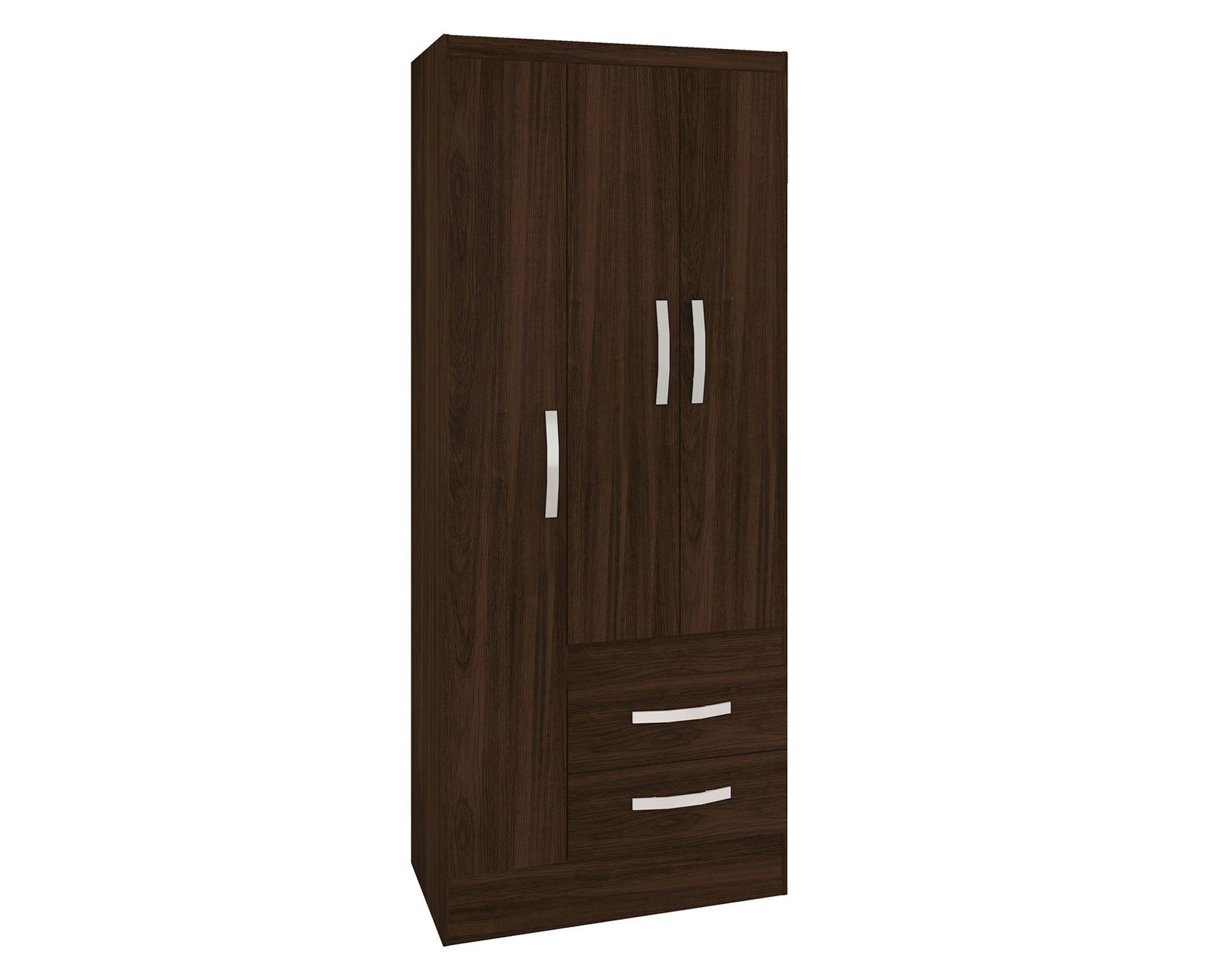 Clóset 3 puertas 2 cajones tabaco M+Design-2