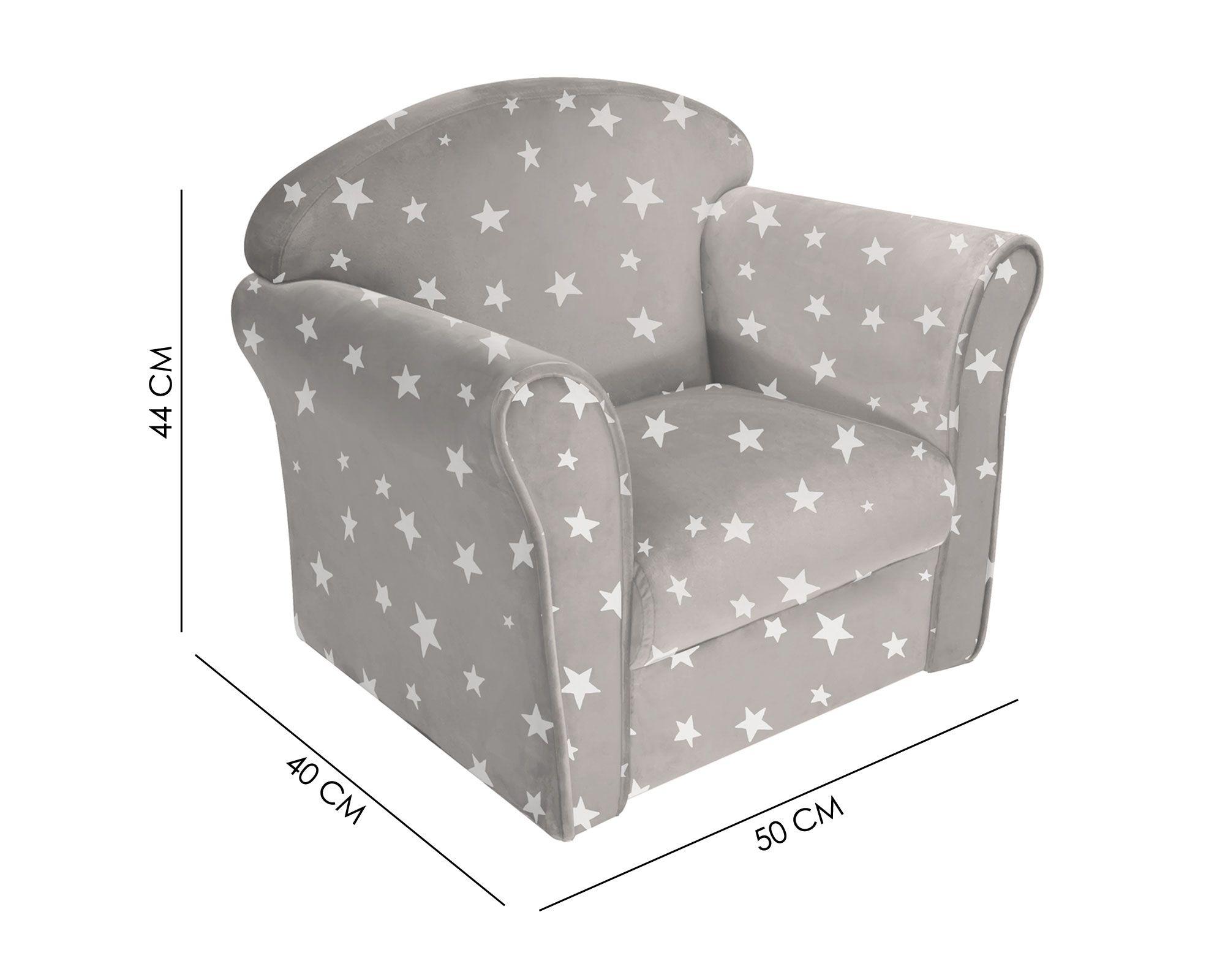 Sillón Infantil Estrellas gris M+Design-4