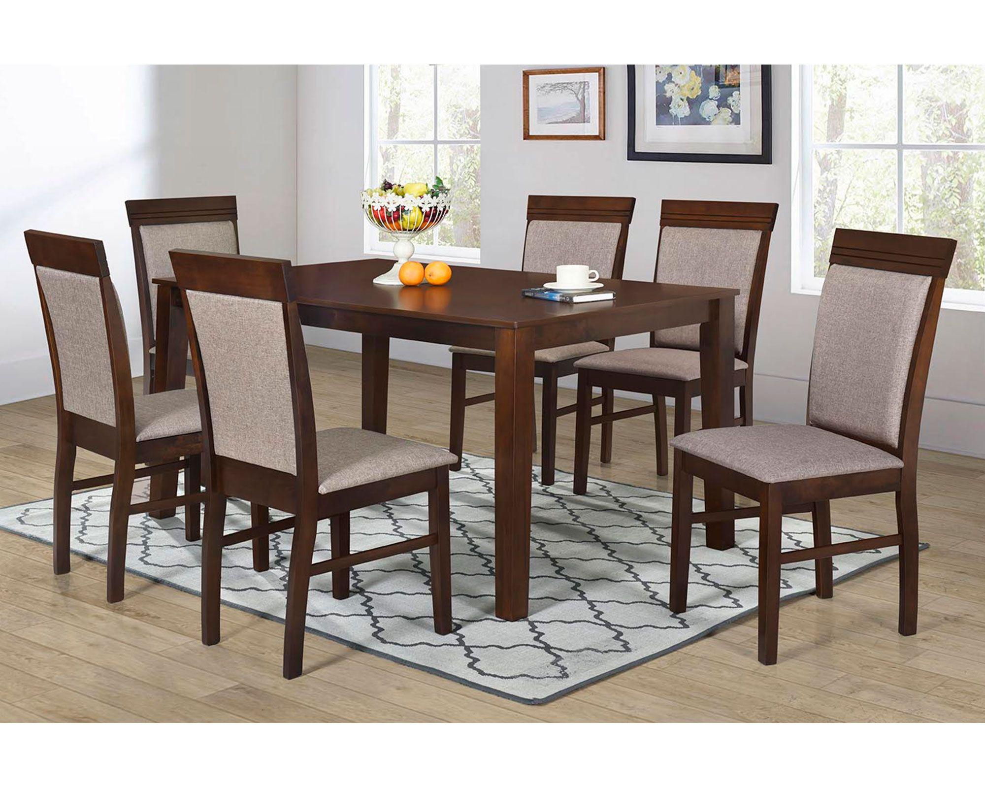 Comedor 6 sillas Ayden moca M+Design-4