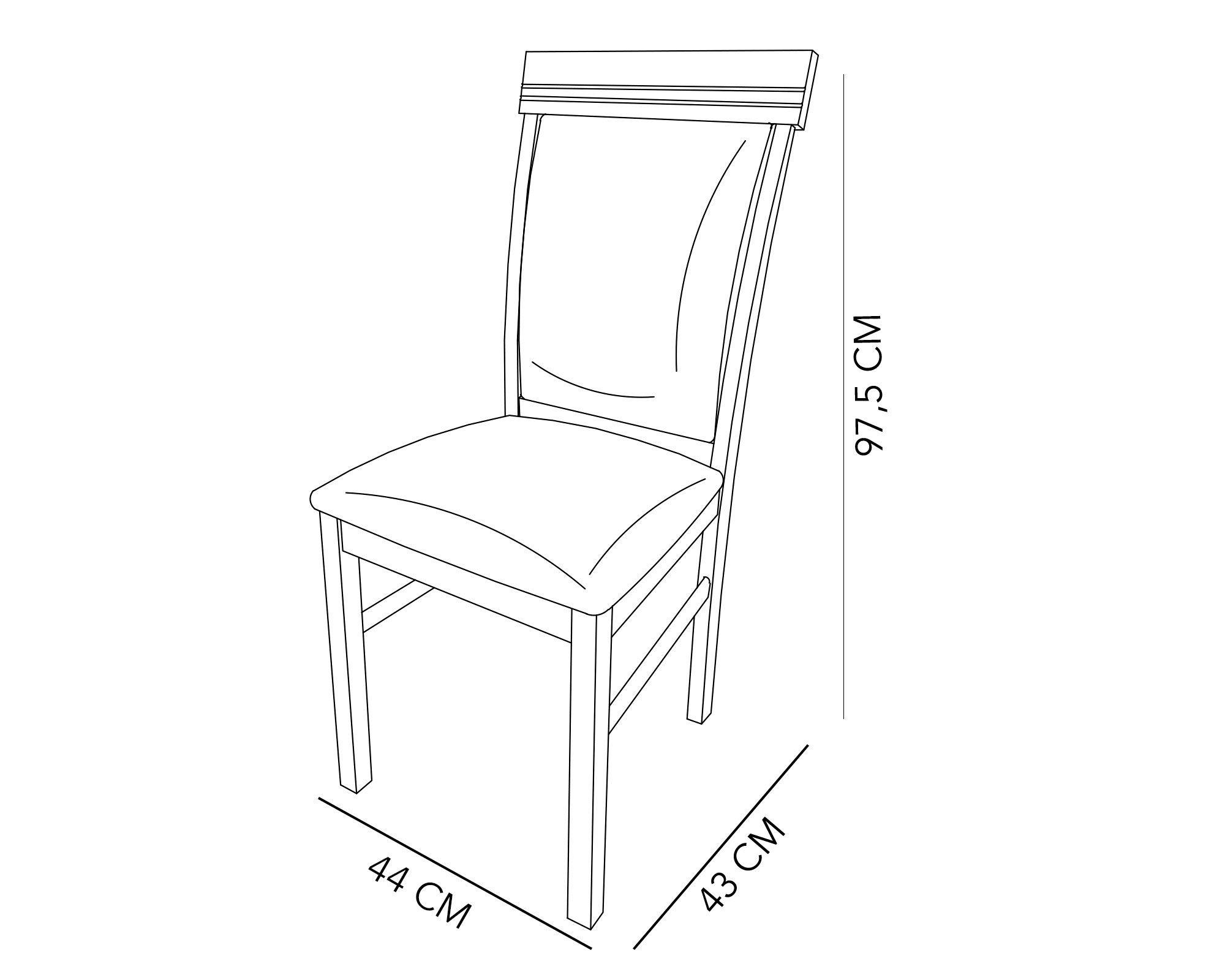 Comedor 6 sillas Ayden moca M+Design-6