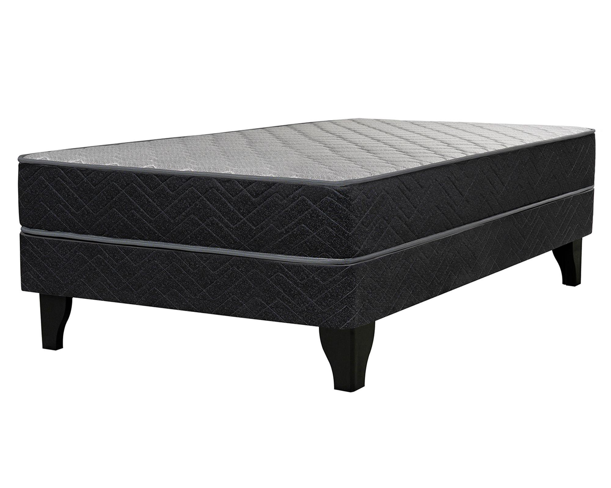 Cama europea 1 plaza x 190 cm Apolo black Celta-0