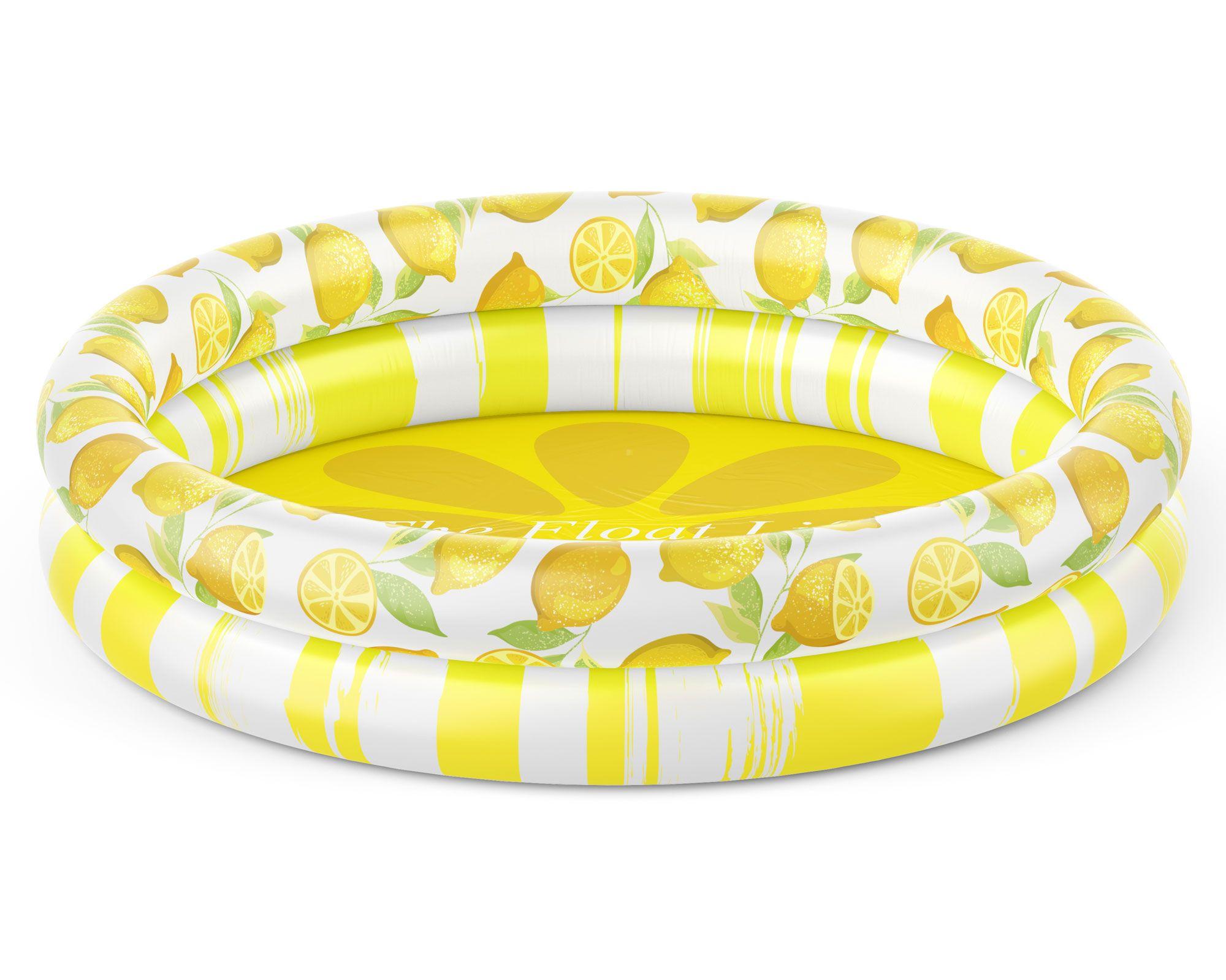 Piscina inflable 500 litros 165 cm lima limón The Float Life-0