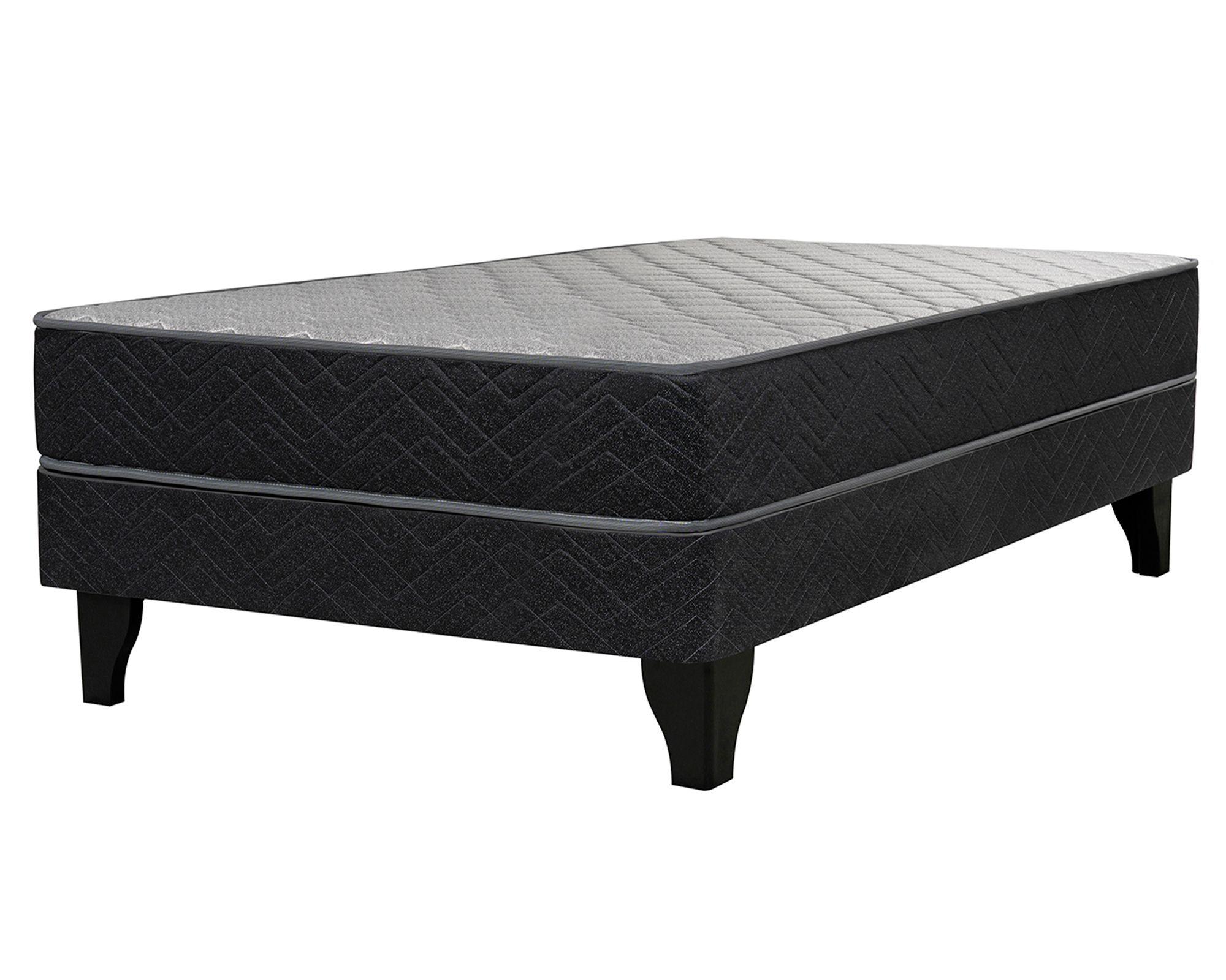 Cama europea 1.5 plazas x 190 cm Apolo black Celta-0