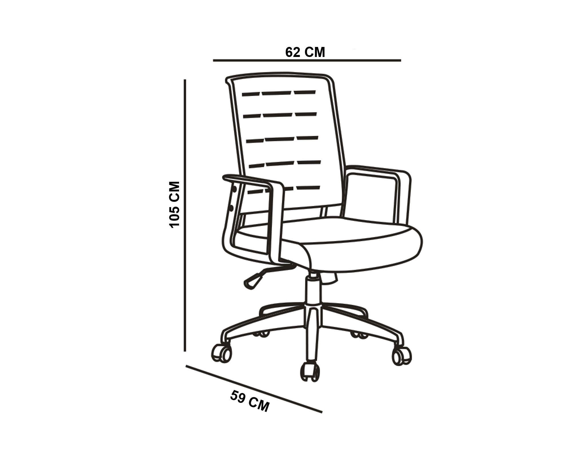 Silla de escritorio Bardo gris M+Design-4