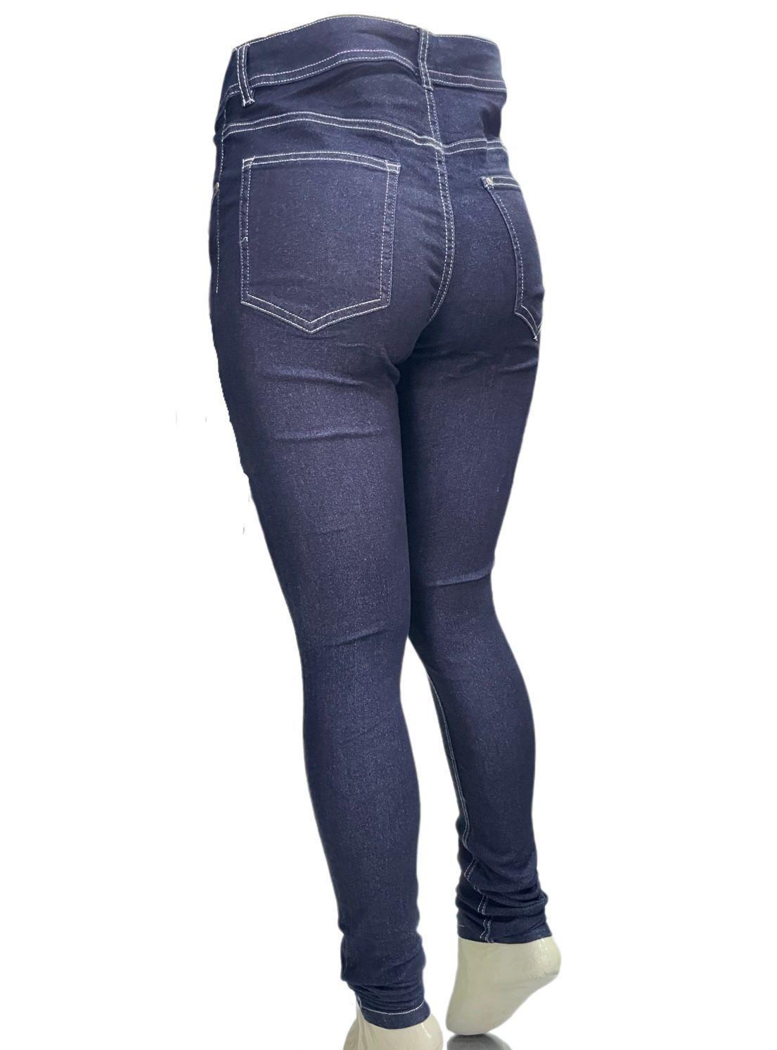 Jean Súper Elástico Pierna Súper Largo Moda-2