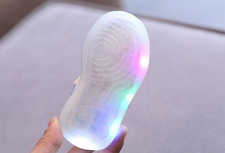 Zapatillas De Niñas Y Niños Con Luz Led-2