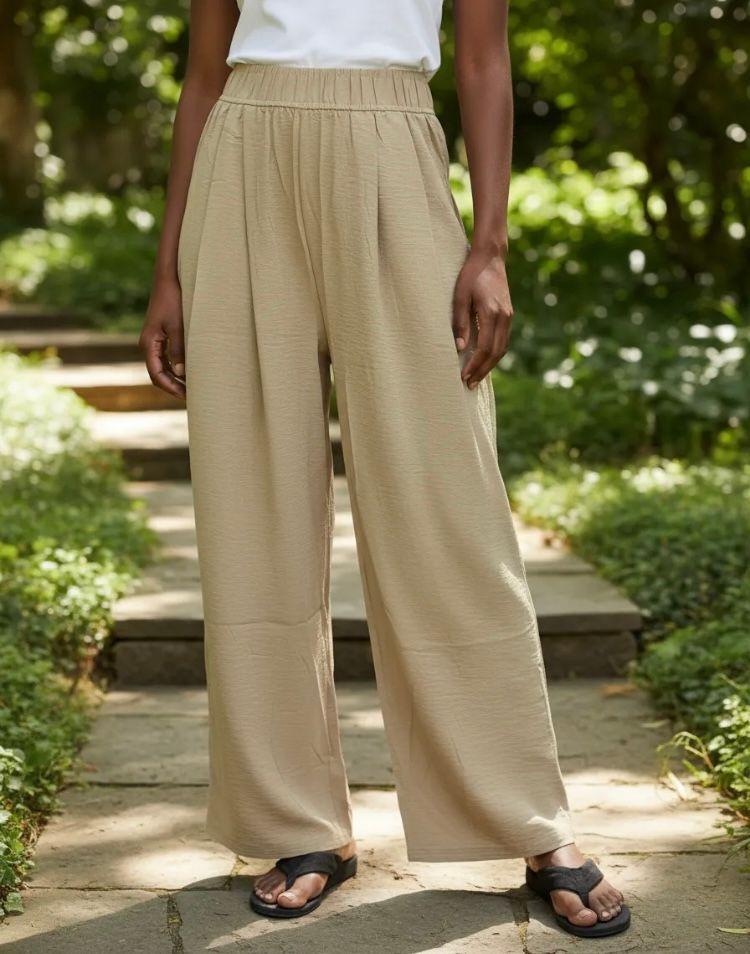 pantalon palazzo para mujer verano-0