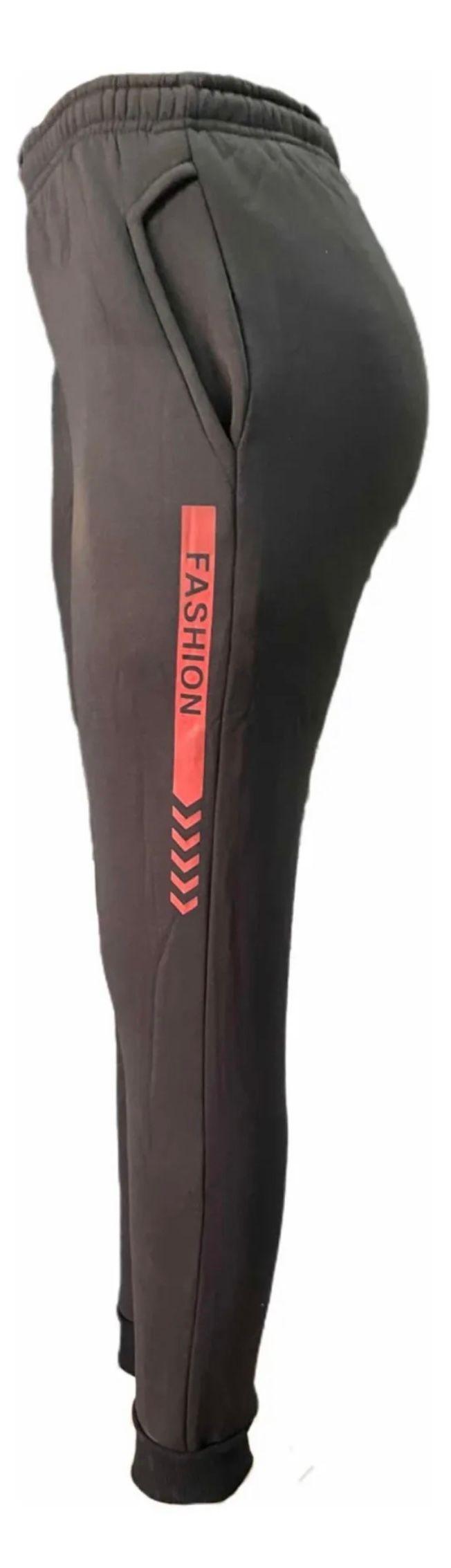 Pantalón Buzos Con forro de Chiporro Negro-2