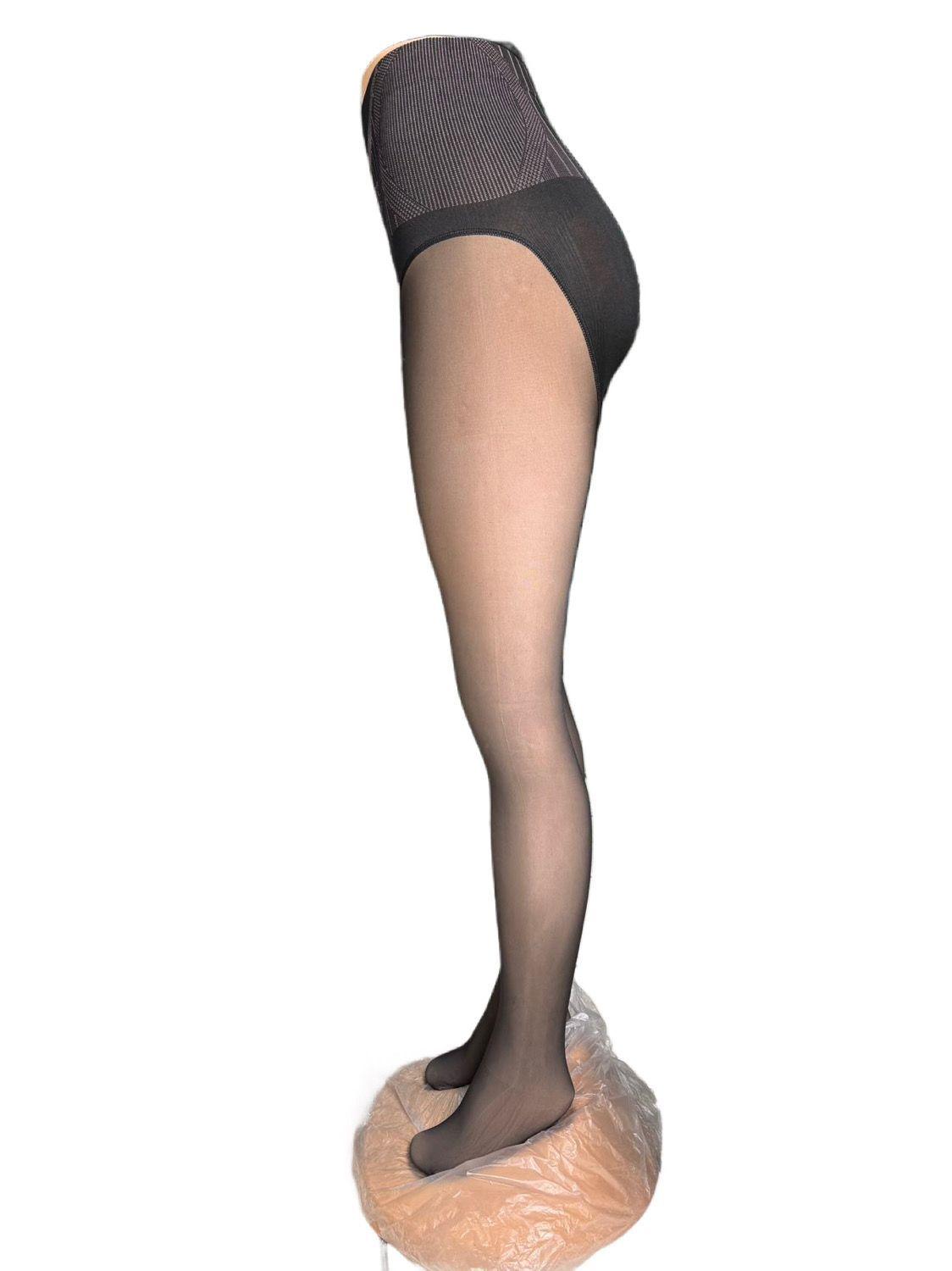 panty efecto piel negro con micro polar-2