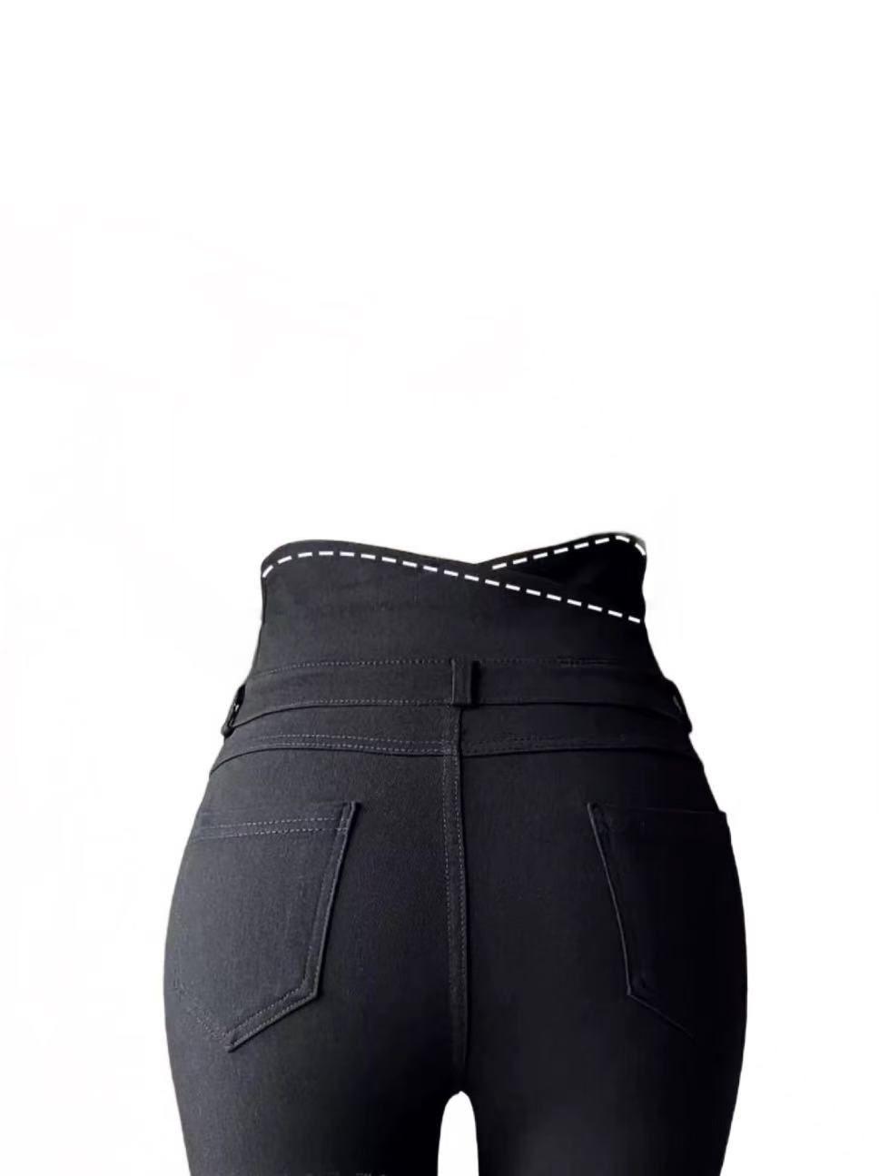 Jeans leggings levantan la cadera tiro alto-3