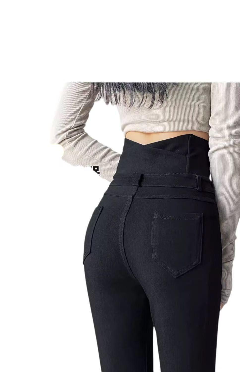 Jeans leggings levantan la cadera tiro alto-5