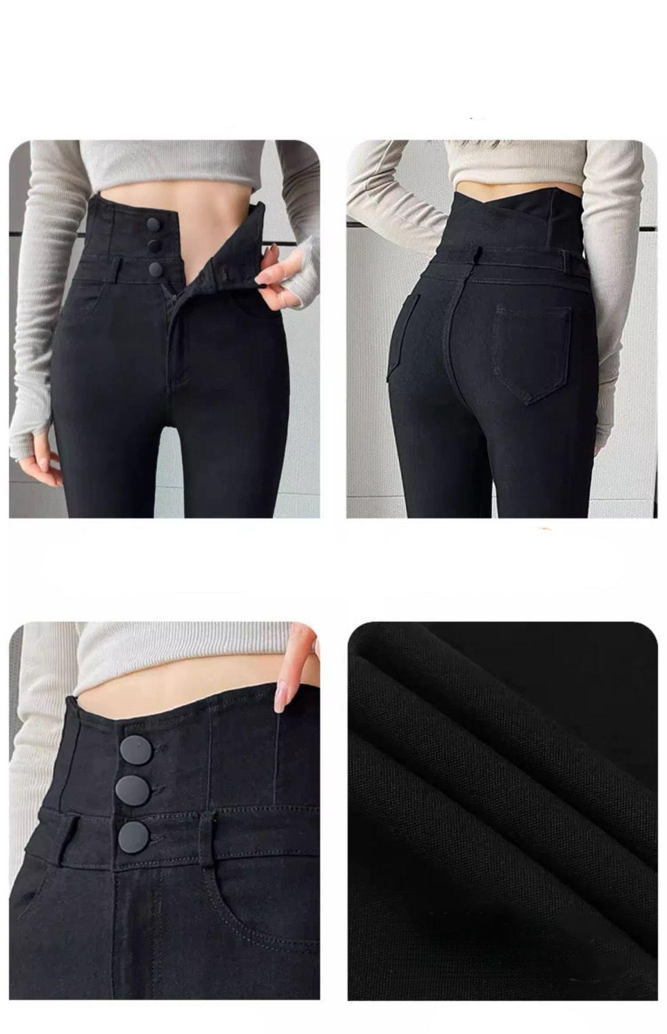 Jeans leggings levantan la cadera tiro alto-6