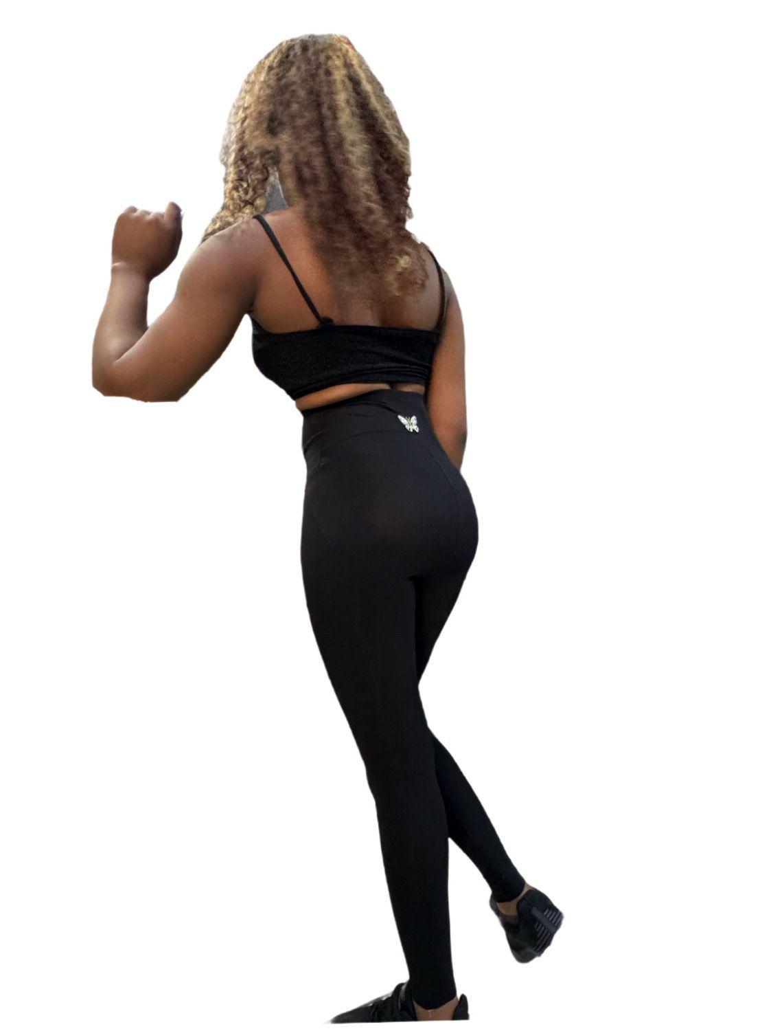 calzas leggins tiro alto Adelgazar Y Levantar Las Caderas Moda-1