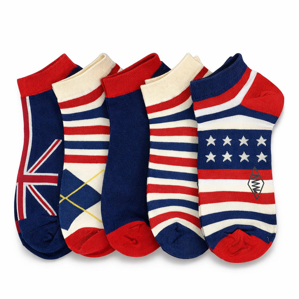 Pack 5 Calcetines Tobillo Hombre Diseño NW Confort Diario-0