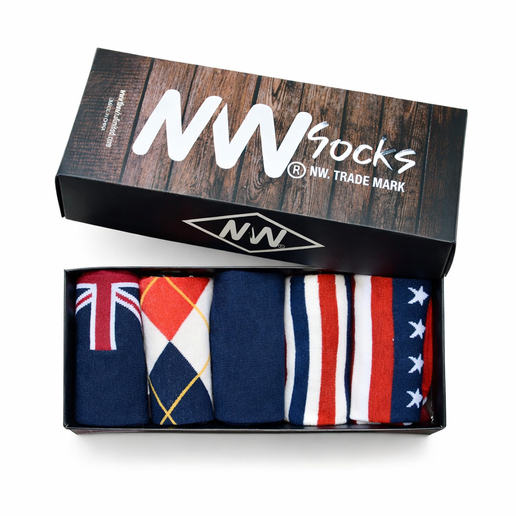 Pack 5 Calcetines Tobillo Hombre Diseño NW Confort Diario-1