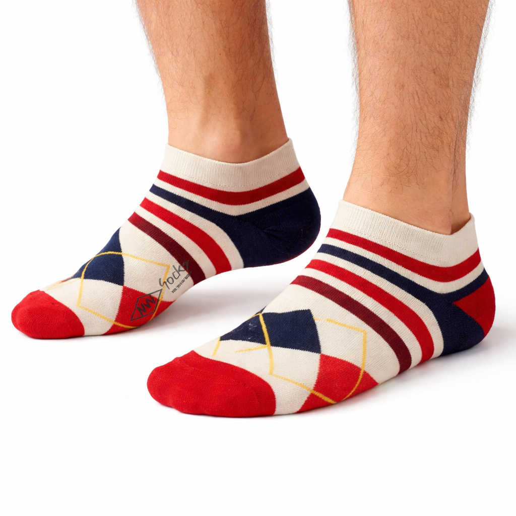 Pack 5 Calcetines Tobillo Hombre Diseño NW Confort Diario-3