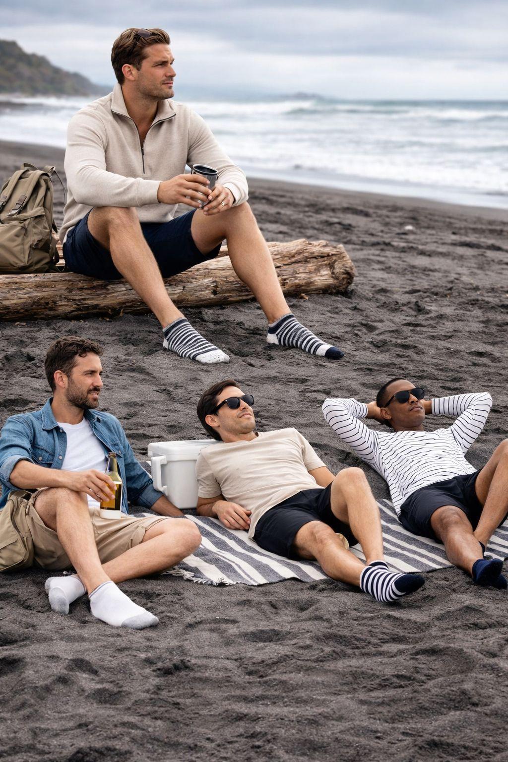 Pack 5 Calcetines Tobillo Hombre Diseño NW Confort Diario-7