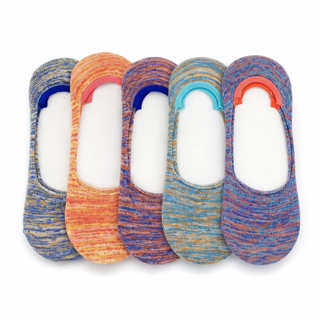 Pack 5 Calcetines Mujer invisible Algodón Diseño NW Confort Diario-0