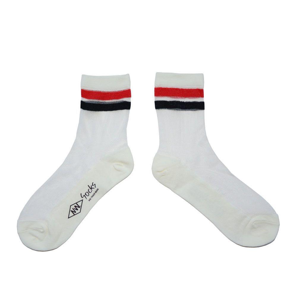 Calcetines con diseño,Transparentes,  NW, modelo crew, 4 pares-5
