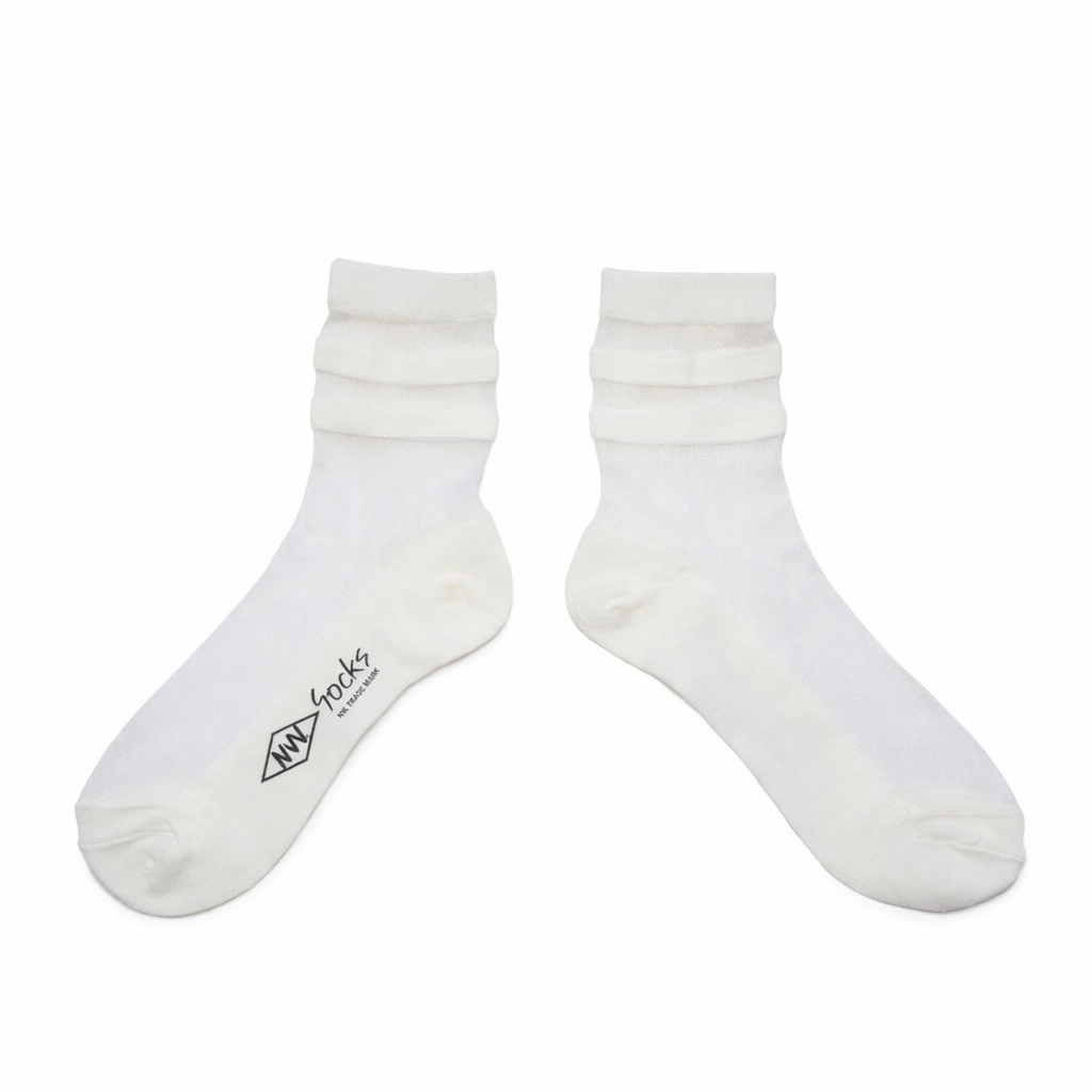 Pack 4 Calcetines Transparentes de Mujer NW Crew con Diseño y muy Cómodos!-4