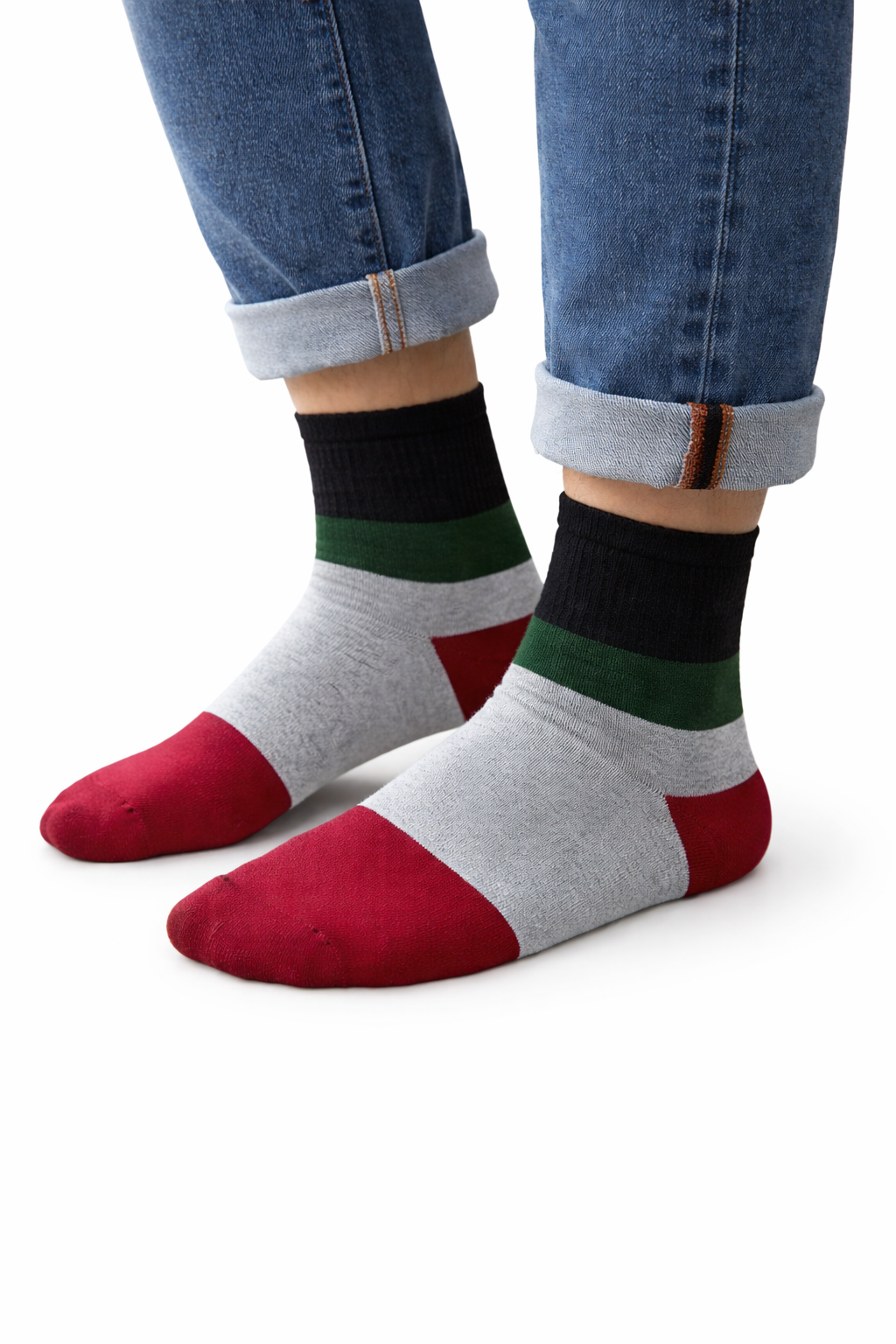 Pack 3 Calcetines Hombre NW Crew  Diseño Exclusivo Cómodos y Resistentes-3