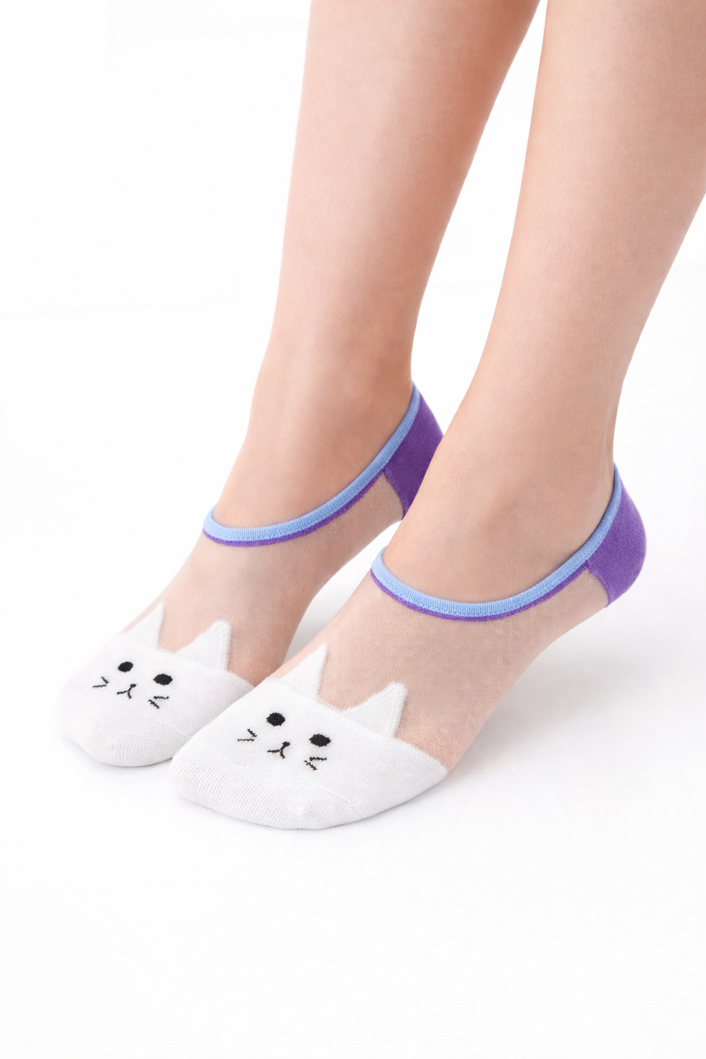 Pack 5 Calcetines Invisibles y Transparentes Mujer Diseño NW Confort Diario-2