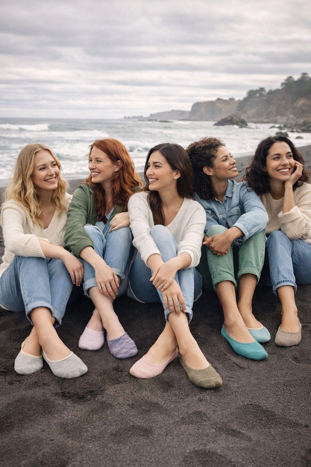 Pack 5 Calcetines Invisibles mujer Diseño NW Confort Diario-7