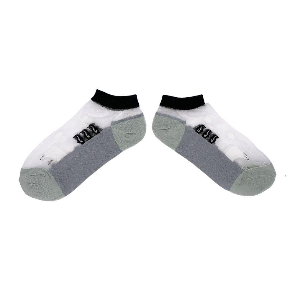 Calcetines con diseño,Transparentes,  NW, modelo tobillo, 5 pares-5