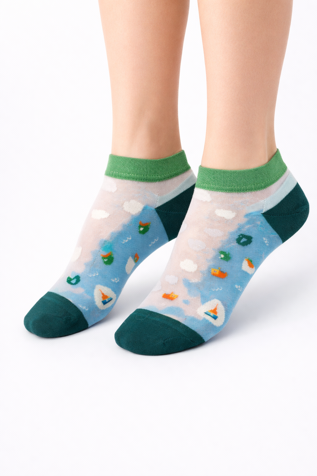 Pack 5 Calcetines Tobillos y Transparentes Mujer Diseño NW Confort Diario-3