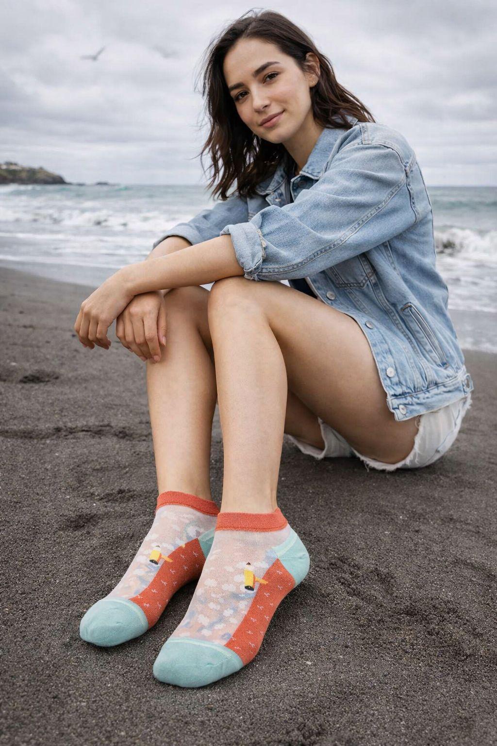 Pack 5 Calcetines Tobillos y Transparentes Mujer Diseño NW Confort Diario-7