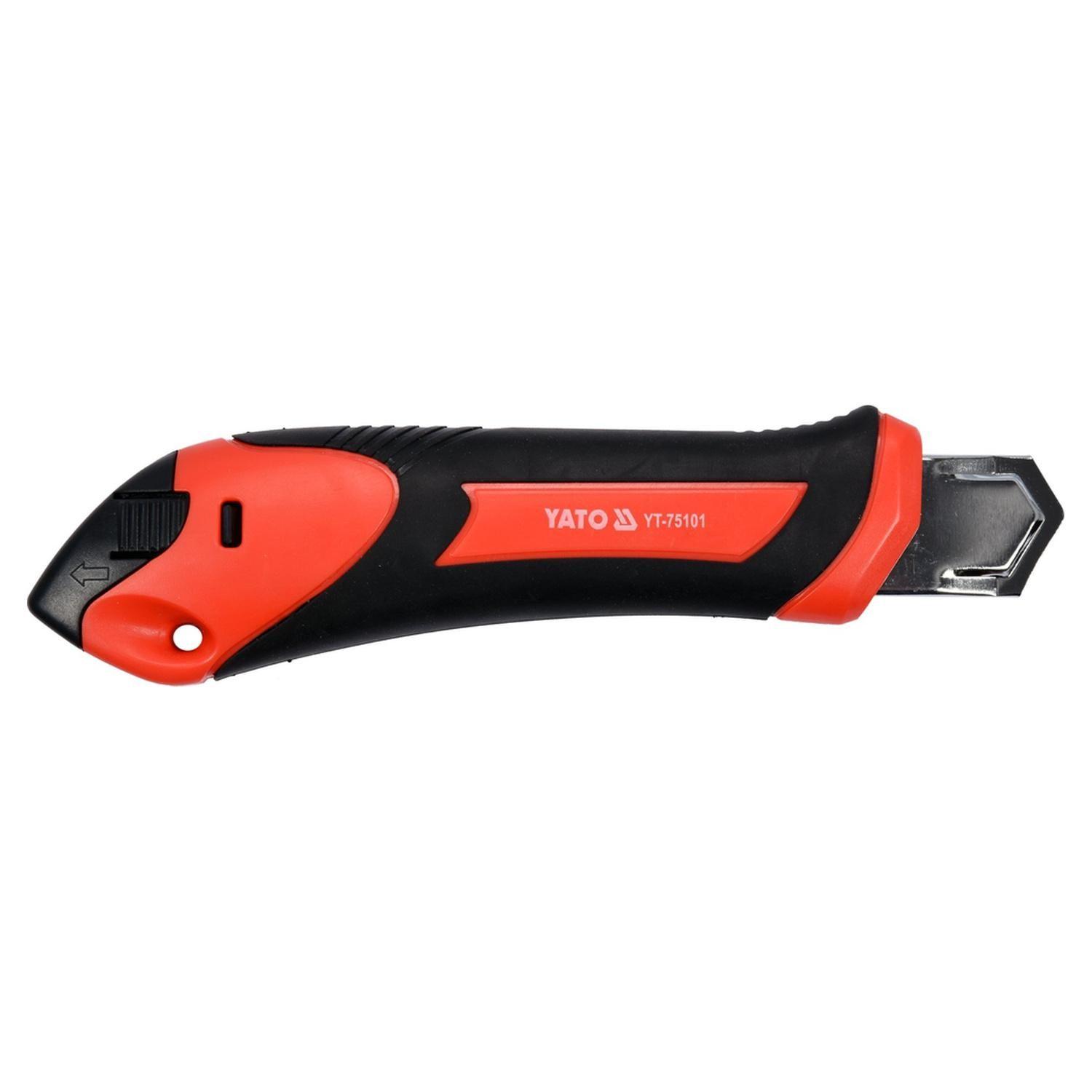 Cuchillo Cartonero Hoja Segmentada Yato YT-75101 25mm ABS-1