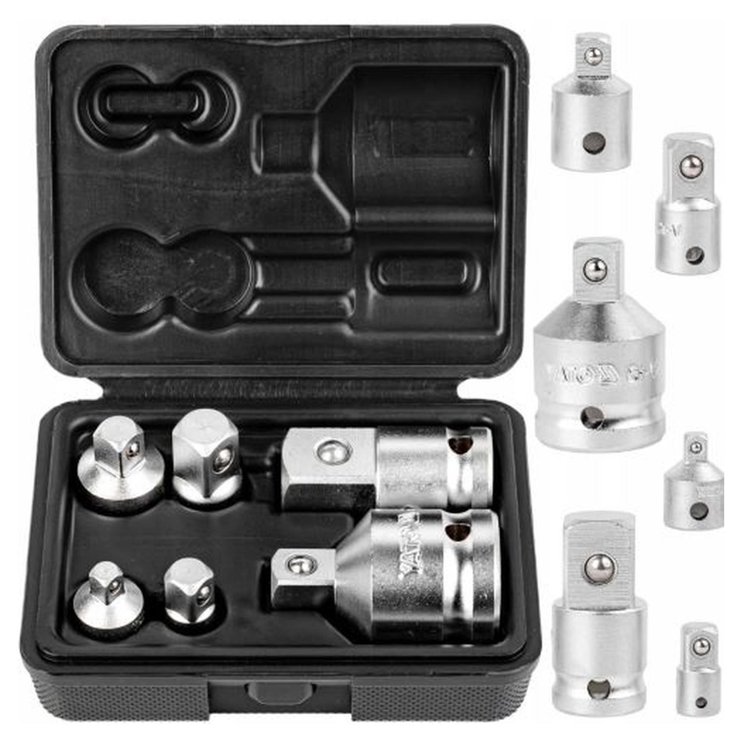 Juego 6 Reducciones para Dados Yato YT-10671 CrV 1/4 a 3/4-2
