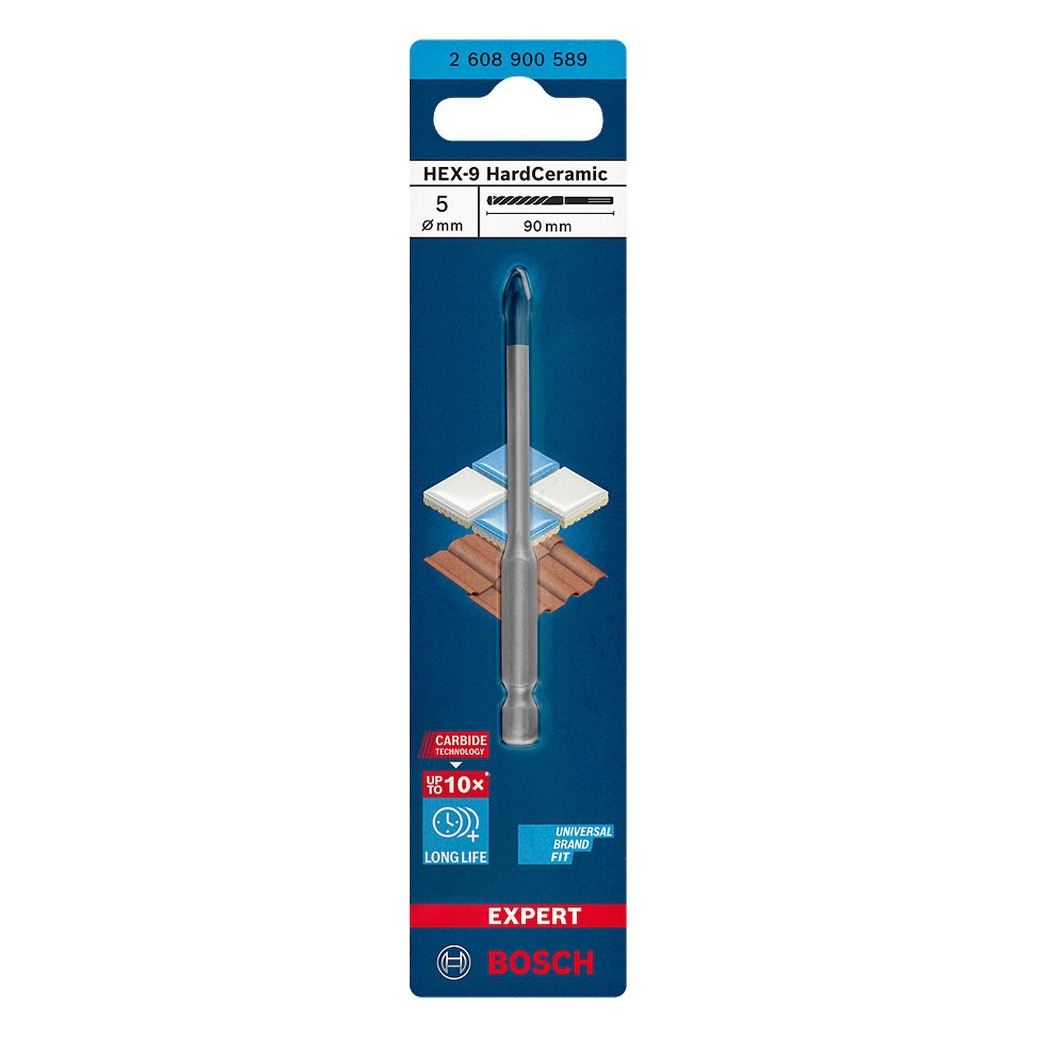 Broca para Porcelanato Expert Hex-9 HardCeramic 5 X 90mm - Bosch-2