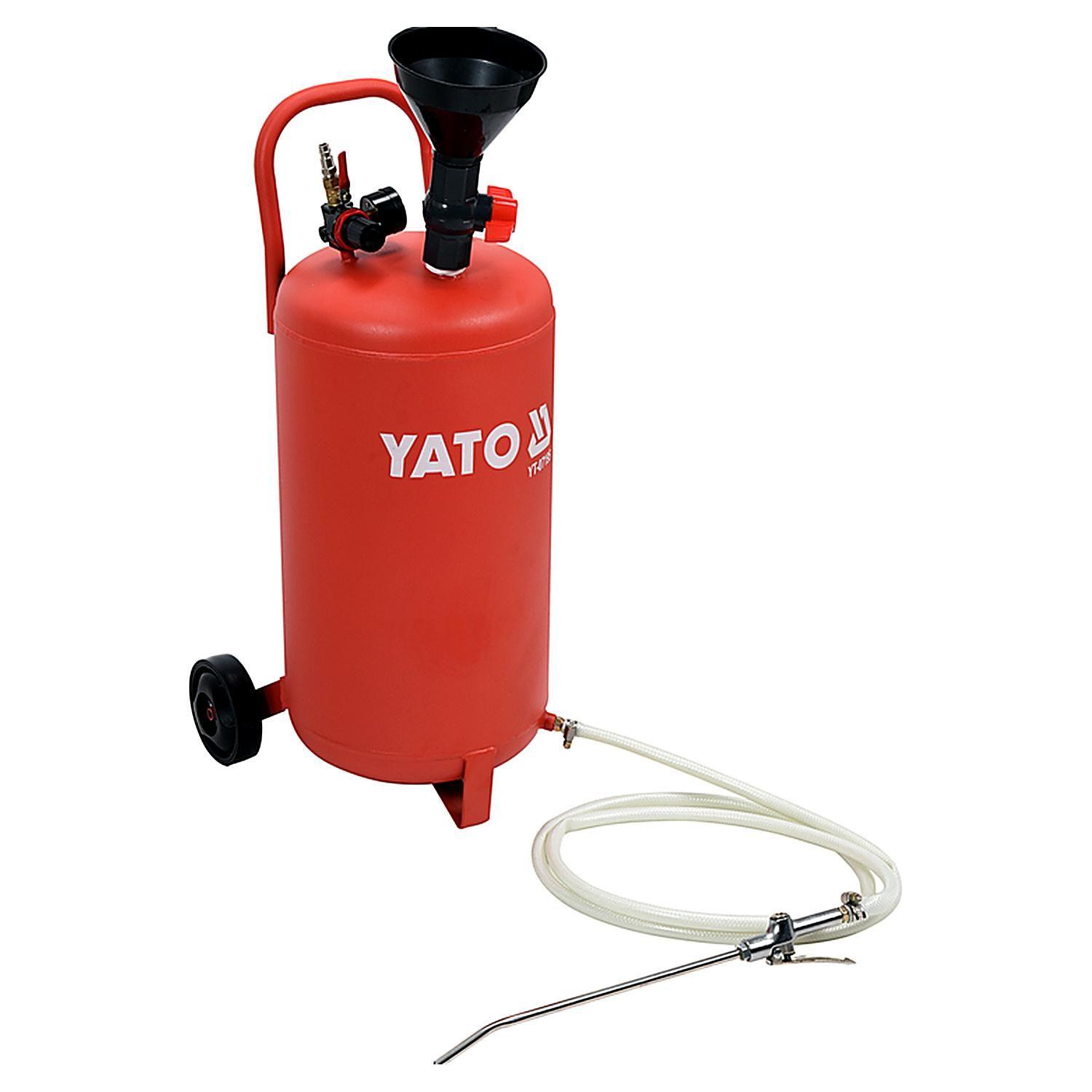 Cargador de Aceite Neumático Yato YT-07195 20L con Ruedas-2