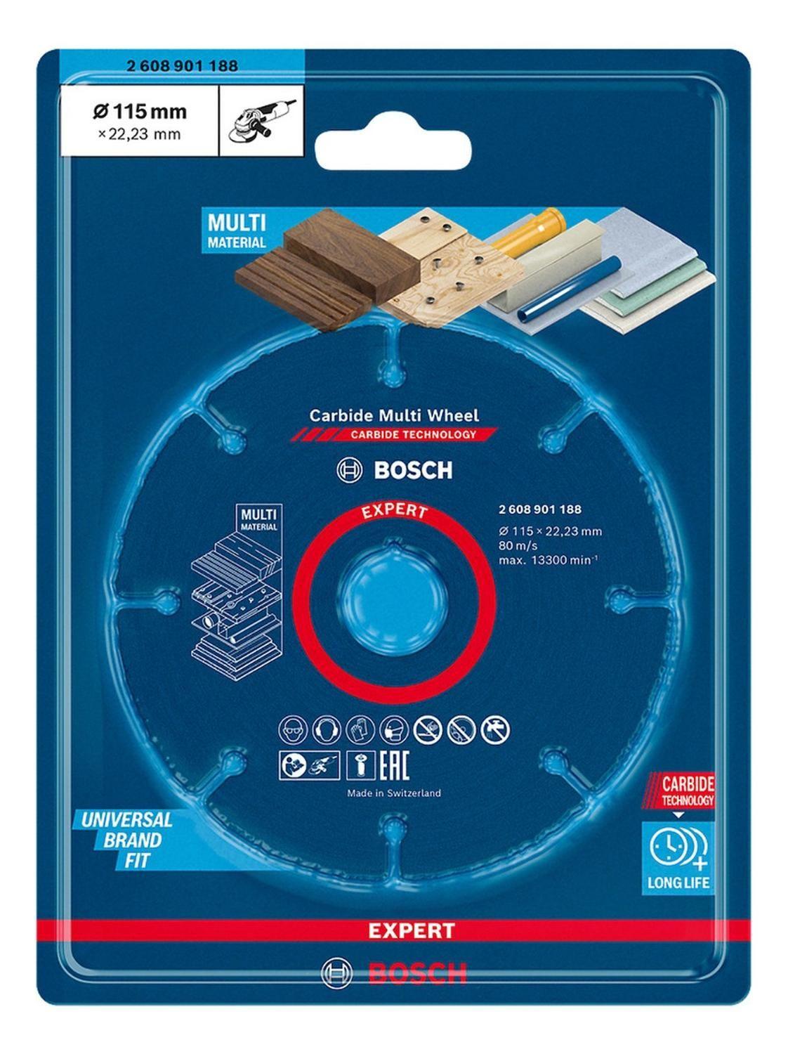 Disco De Corte Multi-Wheel Bosch Para Esmeril 115mm-7