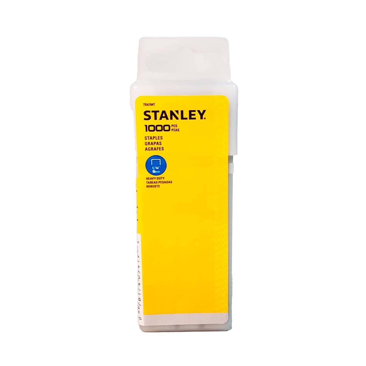 Grapas Para Trabajo Pesado 1/4'' (6mm) 1.000 Pzas - Stanley-0