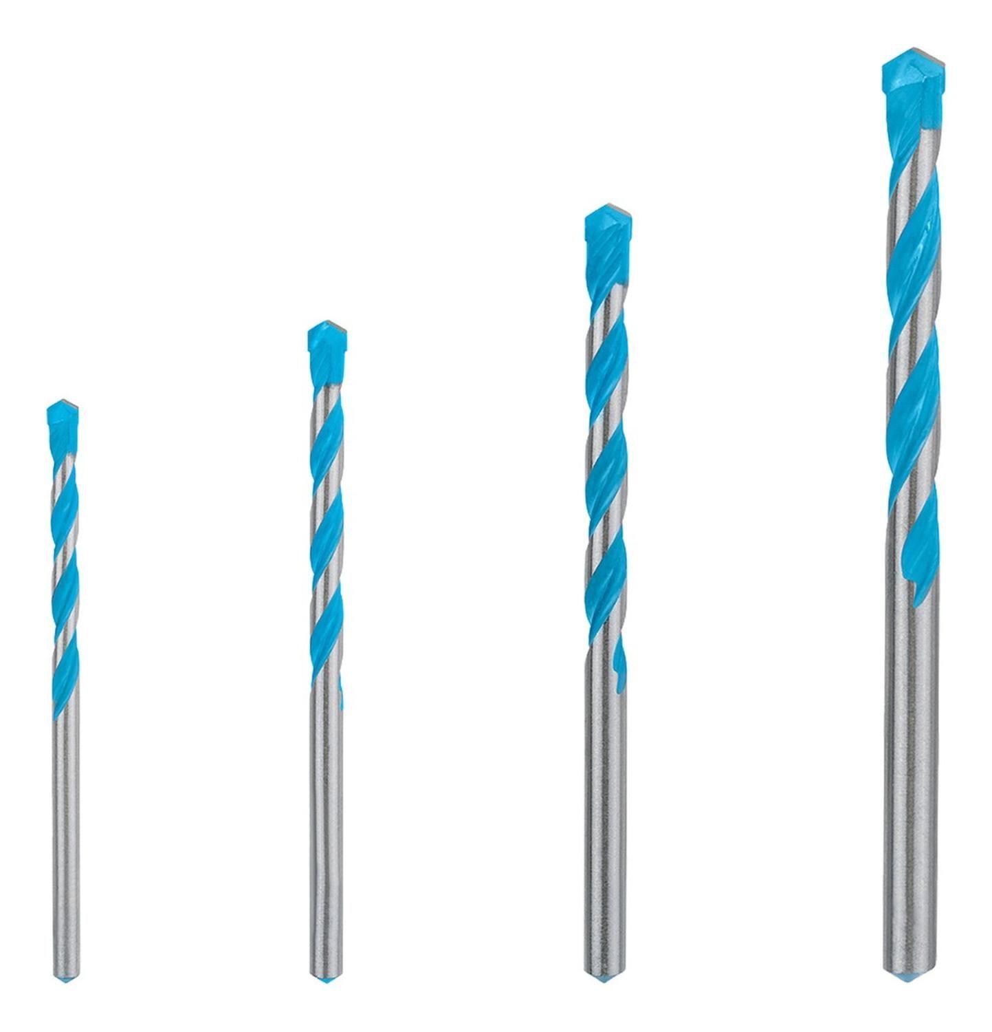 Set 4 Brocas Expert Cyl-9 Multiconstruction Ø4, 5, 6, 8mm-0